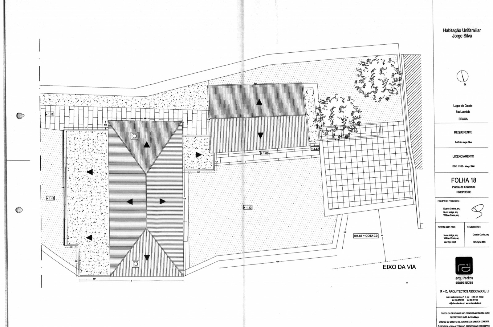 Moradia T3+1 para Venda em Santa Lucrécia de Algeriz e Navarra, Braga, Braga - Planta (Imagem 3)