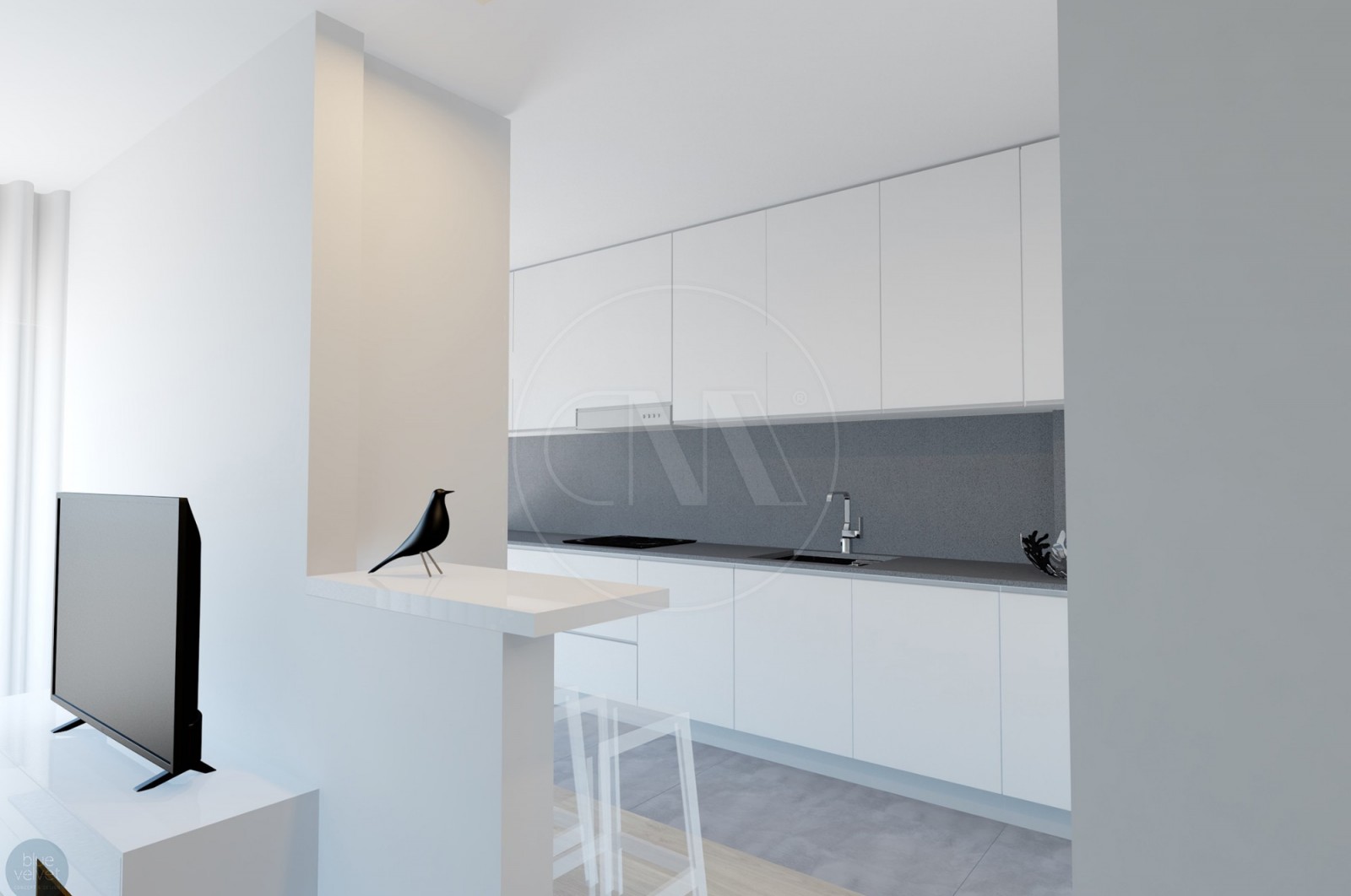 Apartamento T1+1 para Venda em Ferreiros e Gondizalves, Braga, Braga - Cozinha (Imagem 1)
