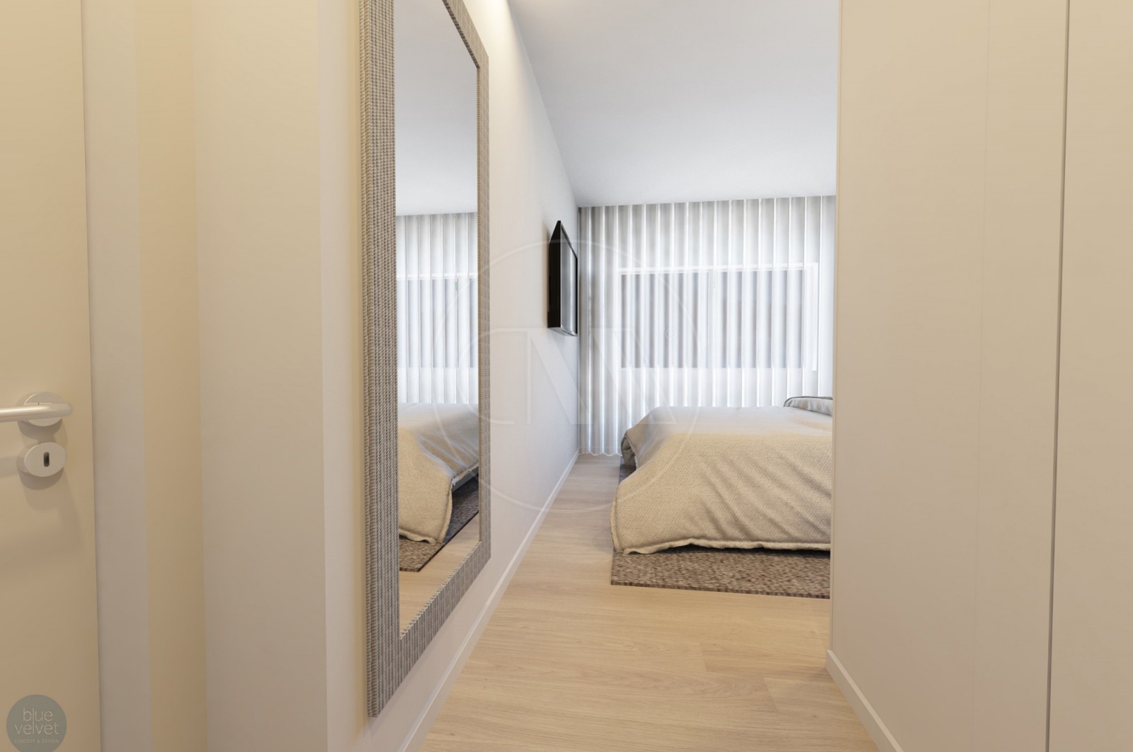 Apartamento T1+1 para Venda em Ferreiros e Gondizalves, Braga, Braga - Quarto (Imagem 1)