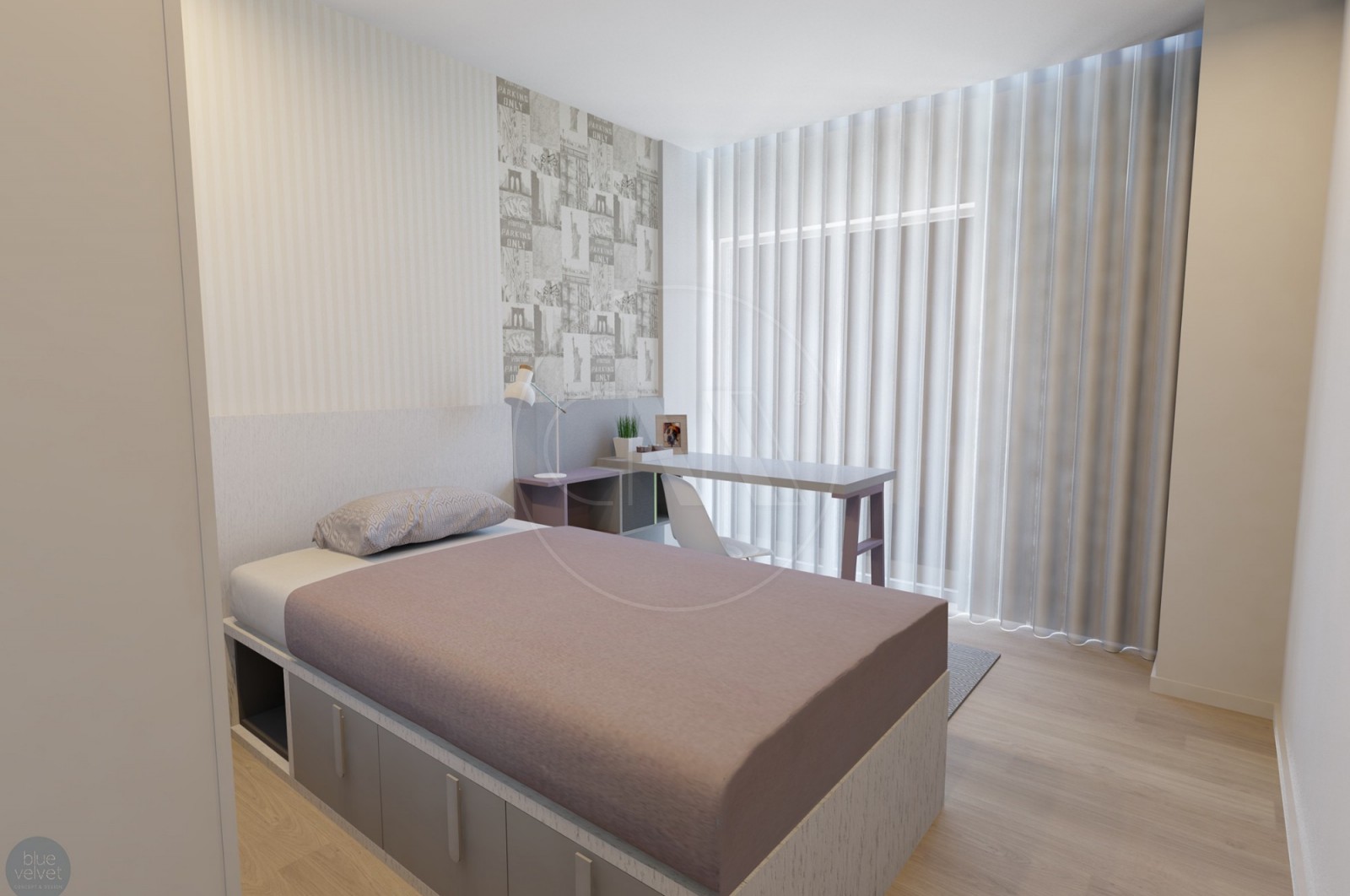 Apartamento T1+1 para Venda em Ferreiros e Gondizalves, Braga, Braga - Quarto (Imagem 6)