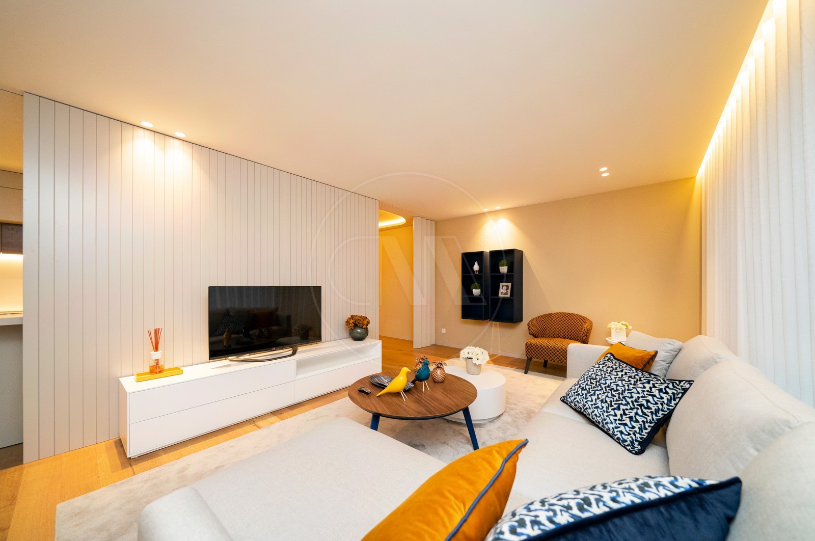 Apartment T2 for For sale in Vila Nova de Famalicão e Calendário, Vila Nova de Famalicão, Braga - Sala (Imagem 5)