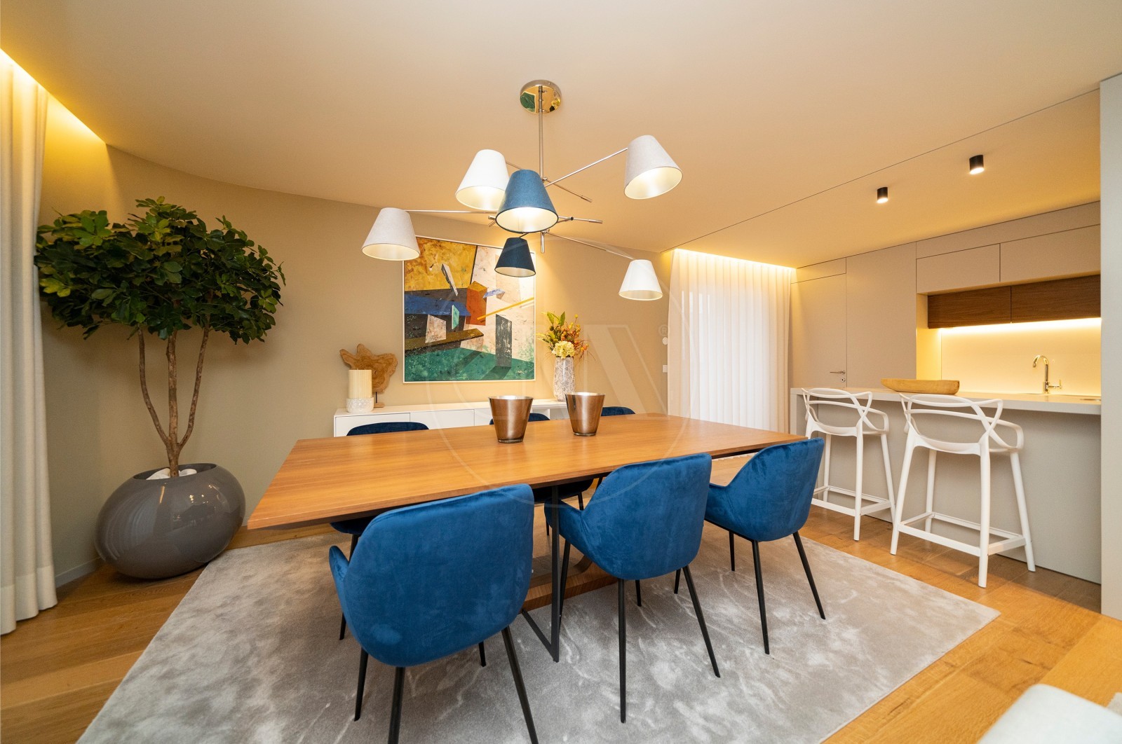 Apartment T2 for For sale in Vila Nova de Famalicão e Calendário, Vila Nova de Famalicão, Braga - Sala (Imagem 9)