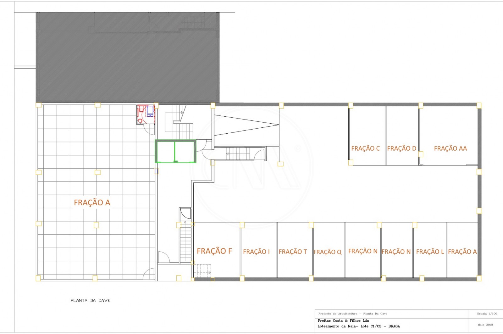 Apartamento T1+1 para Venda em Ferreiros e Gondizalves, Braga, Braga - Planta (Imagem 2)