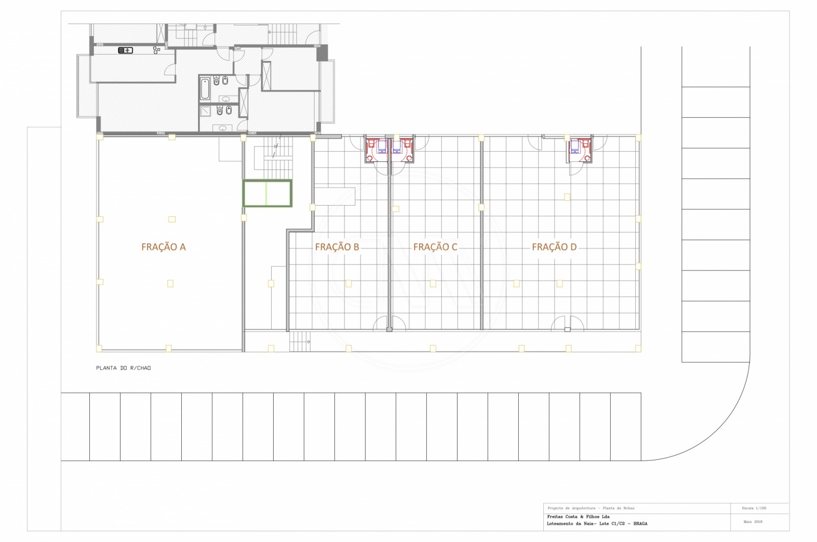 Apartamento T1+1 para Venda em Ferreiros e Gondizalves, Braga, Braga - Planta (Imagem 3)