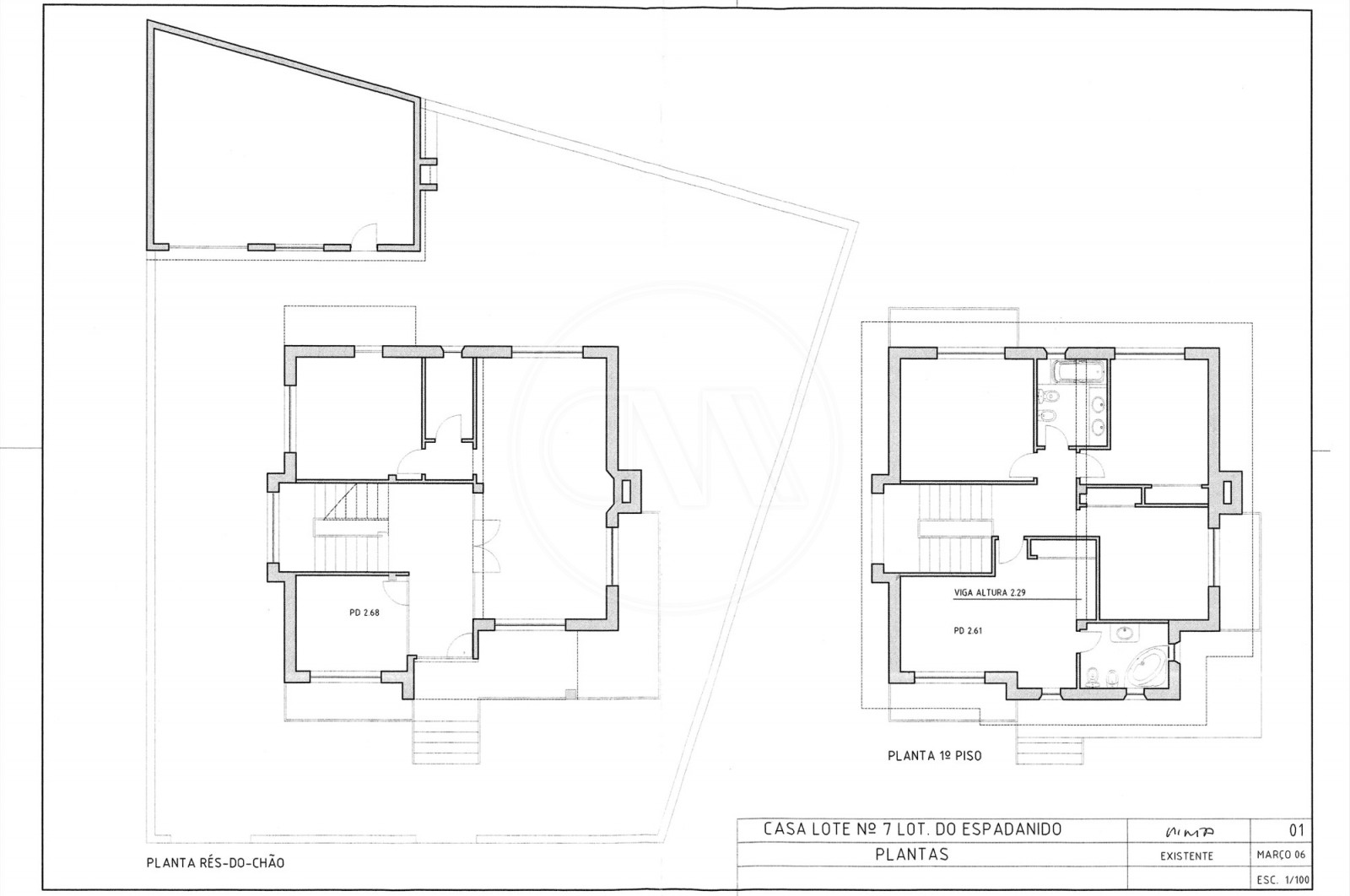 Moradia T4+1 para Venda em Nogueira, Fraião e Lamaçães, Braga, Braga - Planta (Imagem 1)