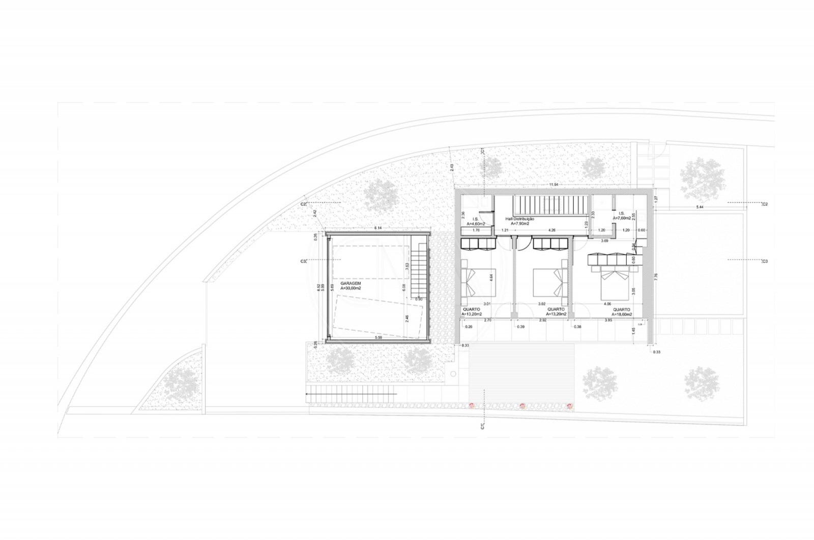 Moradia T4 para Venda em Morreira e Trandeiras, Braga, Braga - Planta (Imagem 6)