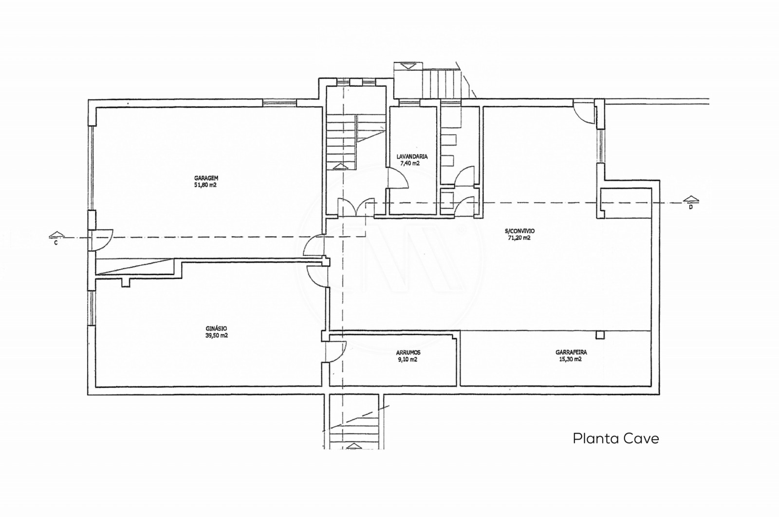 House T4 for For sale in Santa Lucrécia de Algeriz e Navarra, Braga, Braga - Planta (Imagem 5)