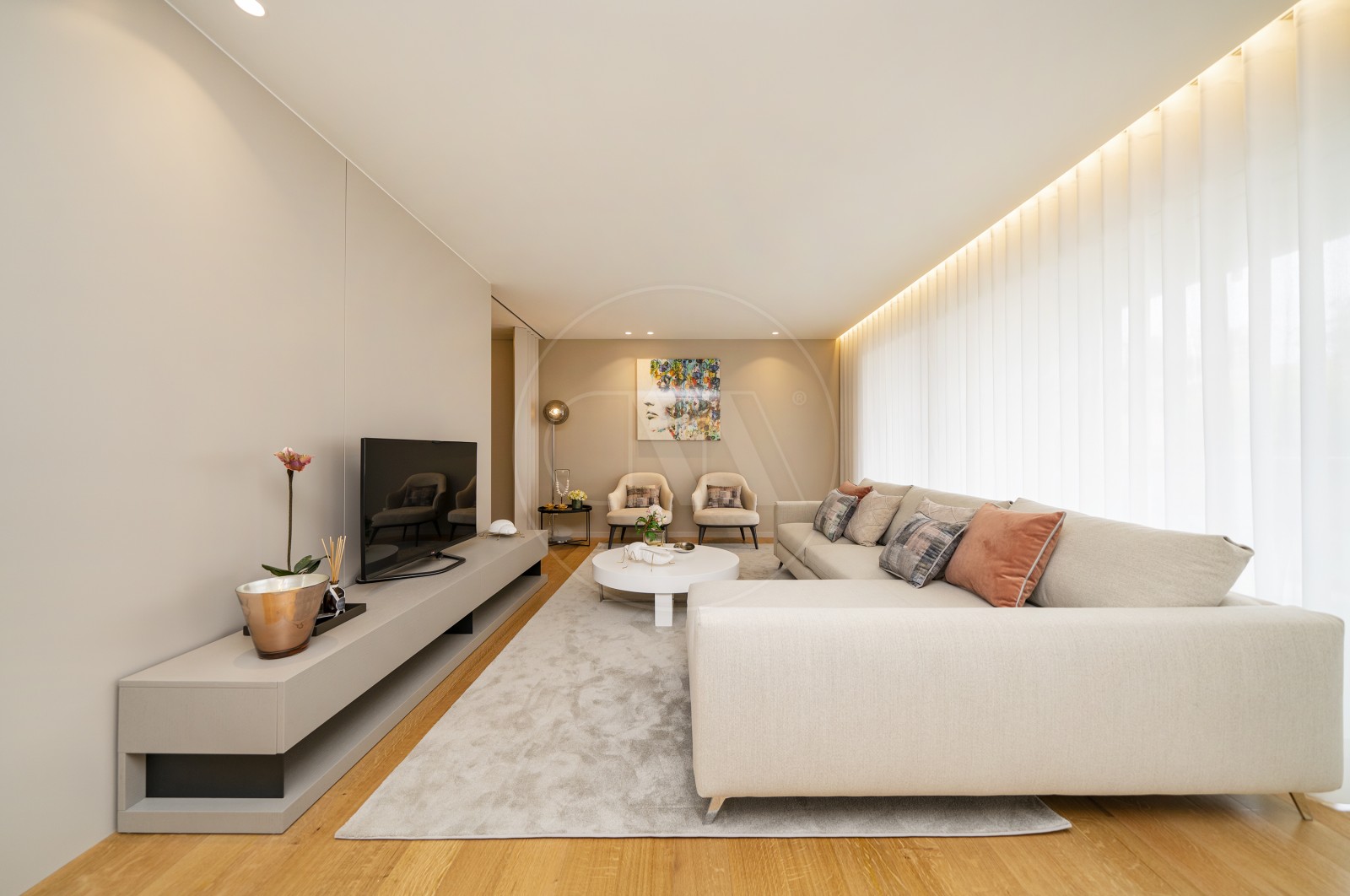 Apartamento T4 para Venda em Vila Nova de Famalicão e Calendário, Vila Nova de Famalicão, Braga - Sala (Imagem 8)