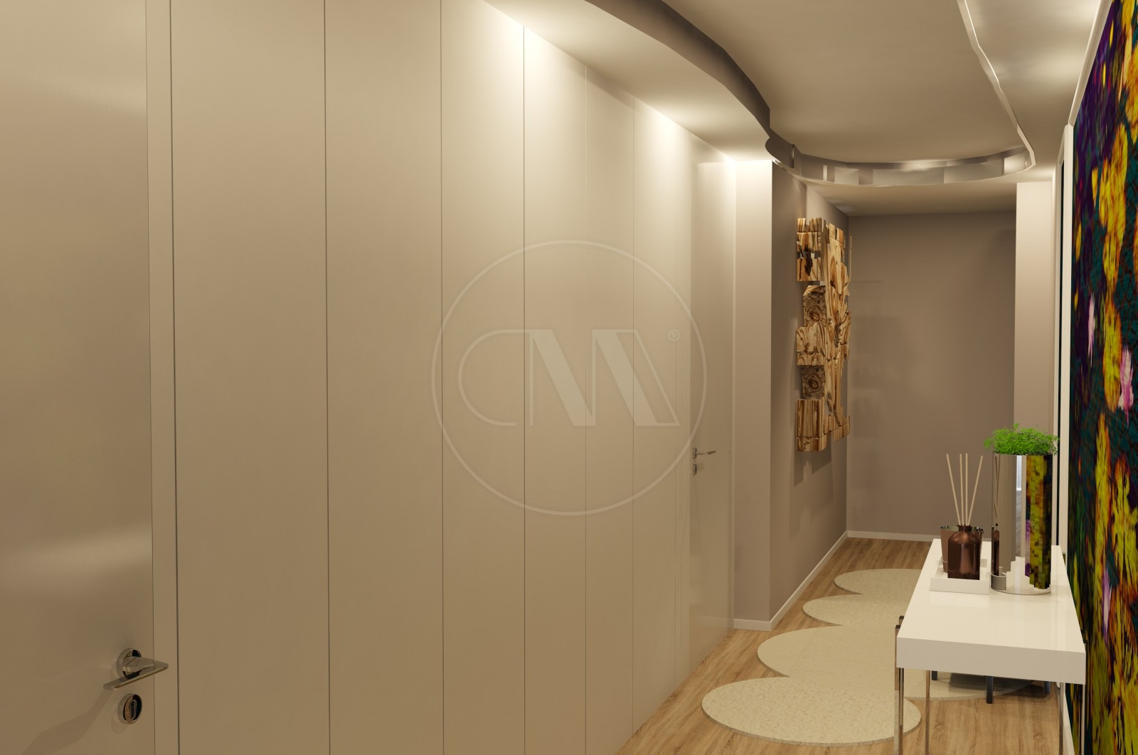 Apartamento T3 para Venda em Vila Nova de Famalicão e Calendário, Vila Nova de Famalicão, Braga - Hall de entrada (Imagem 2)