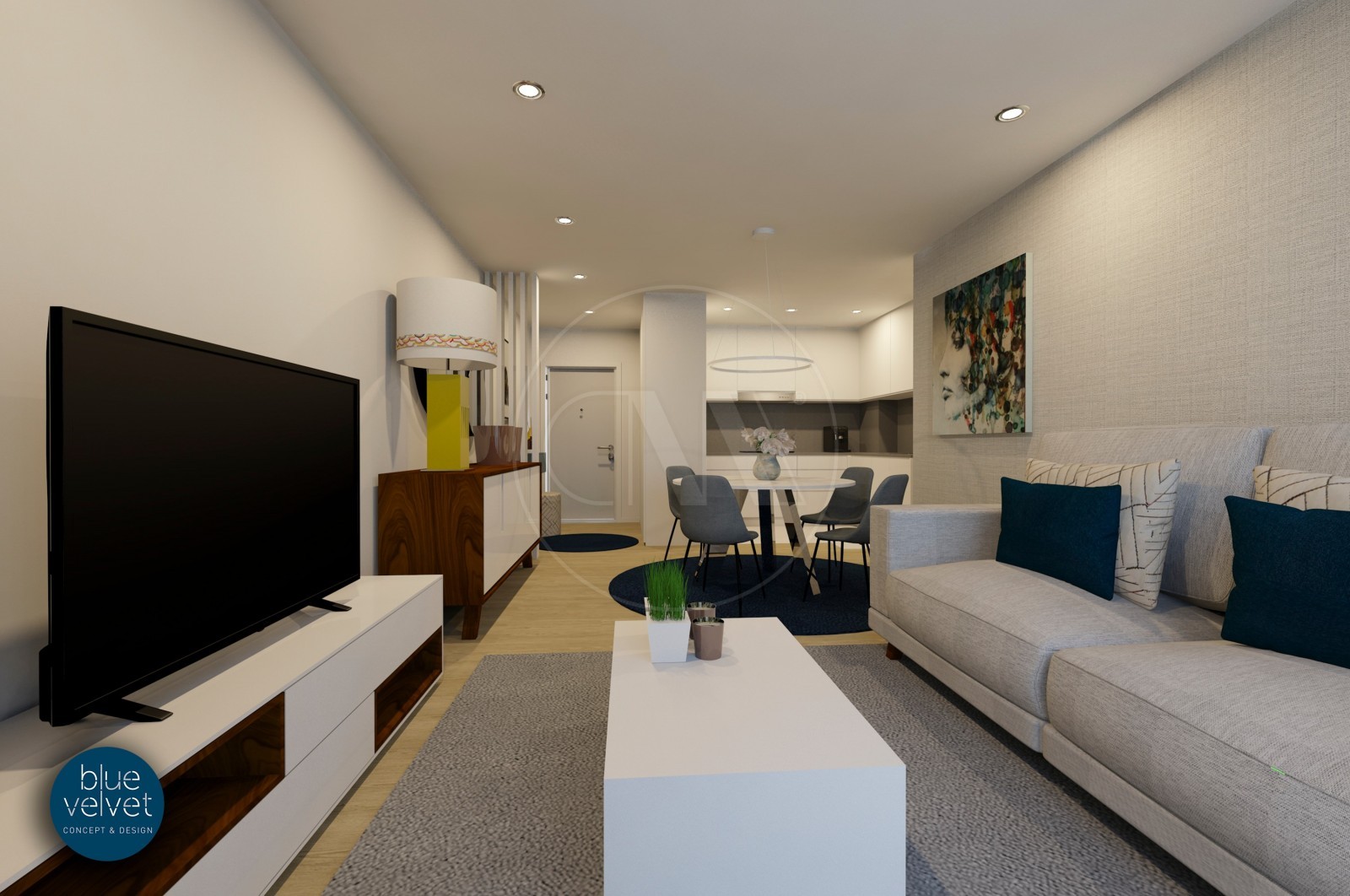 Apartamento T3 para Venda em Ferreiros e Gondizalves, Braga, Braga - Sala (Imagem 1)