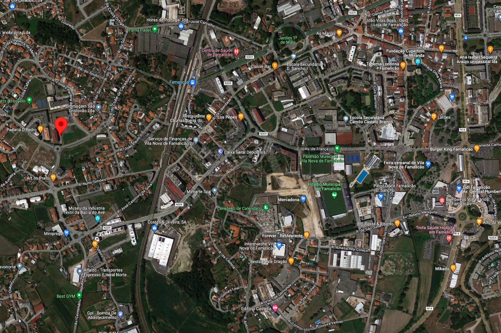 Apartamento T3 para Venda em Vila Nova de Famalicão e Calendário, Vila Nova de Famalicão, Braga - Área envolvente (Imagem 5)