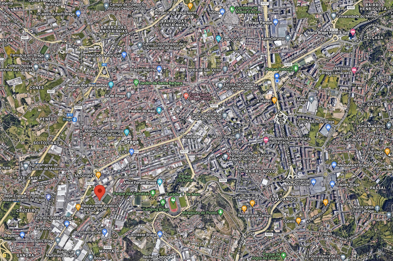 Apartamento T3 para Venda em Braga (Maximinos, Sé e Cividade), Braga, Braga - Área envolvente (Imagem 5)