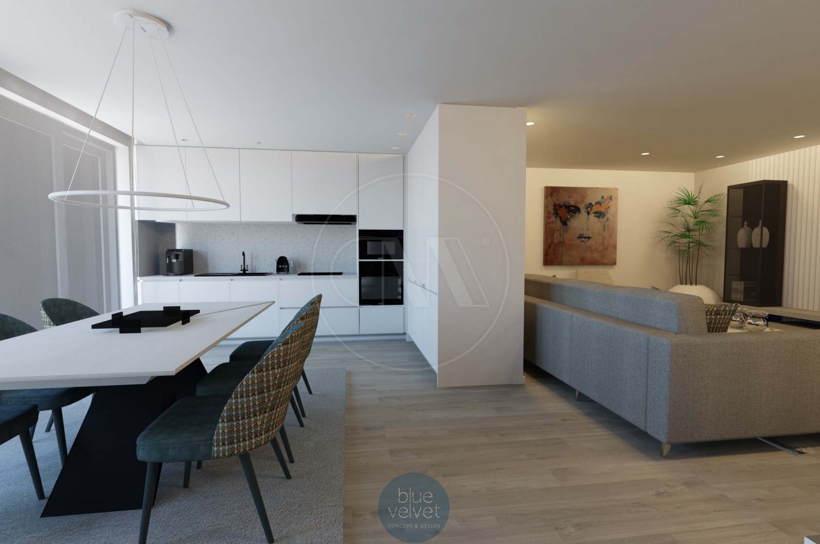 Apartamento T3 para Venda em Póvoa de Lanhoso (Nossa Senhora do Amparo), Póvoa de Lanhoso, Braga - Cozinha (Imagem 1)