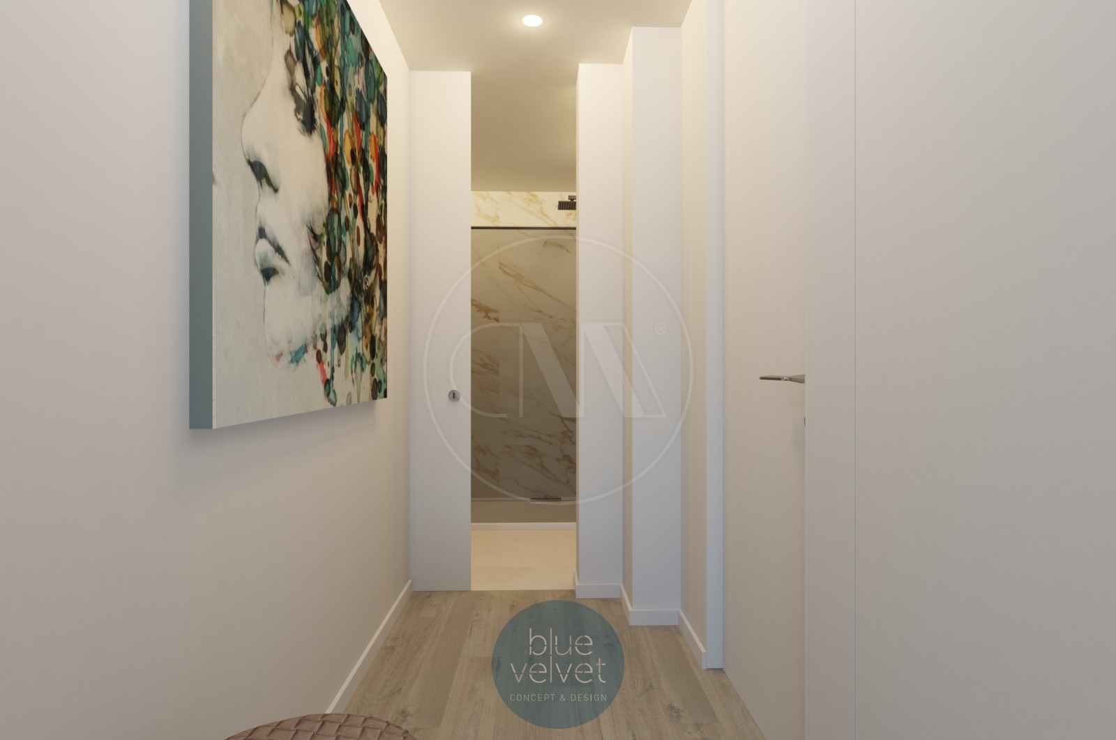 Apartamento T2 para Venda em Póvoa de Lanhoso (Nossa Senhora do Amparo), Póvoa de Lanhoso, Braga - Corredor (Imagem 3)