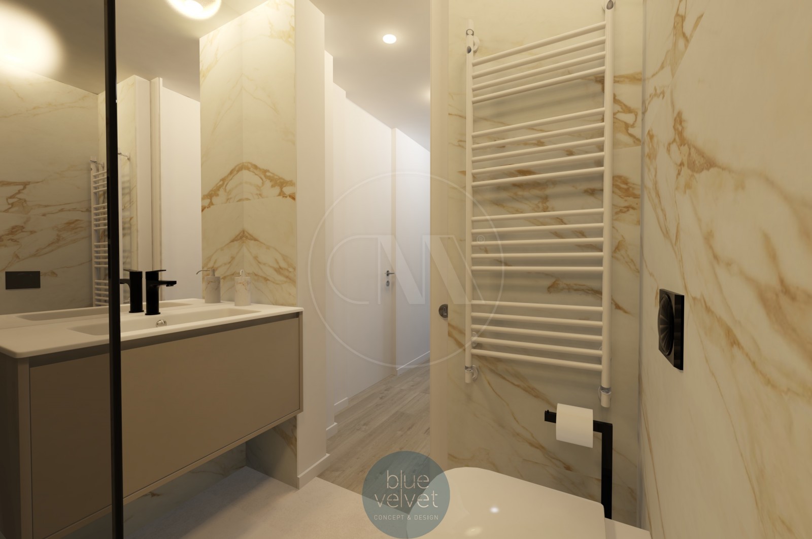 Apartamento T2 para Venda em Póvoa de Lanhoso (Nossa Senhora do Amparo), Póvoa de Lanhoso, Braga - Casa de banho (Imagem 2)