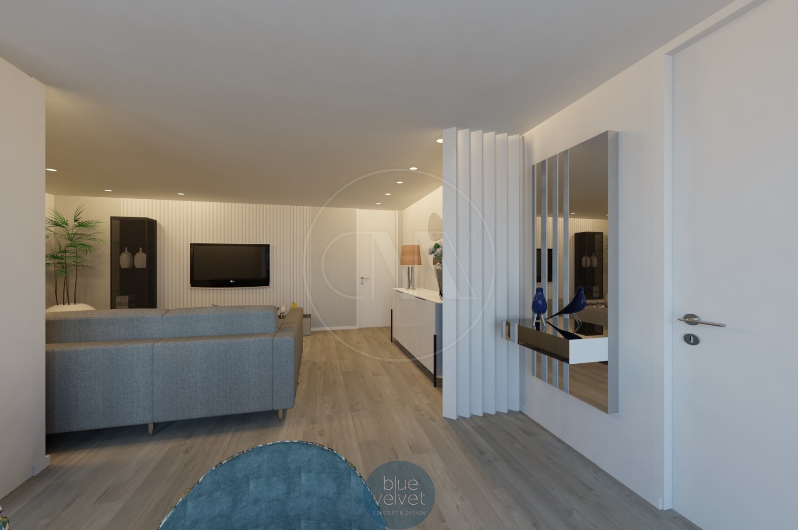 Apartamento T1 para Venda em Póvoa de Lanhoso (Nossa Senhora do Amparo), Póvoa de Lanhoso, Braga - Hall de entrada (Imagem 1)
