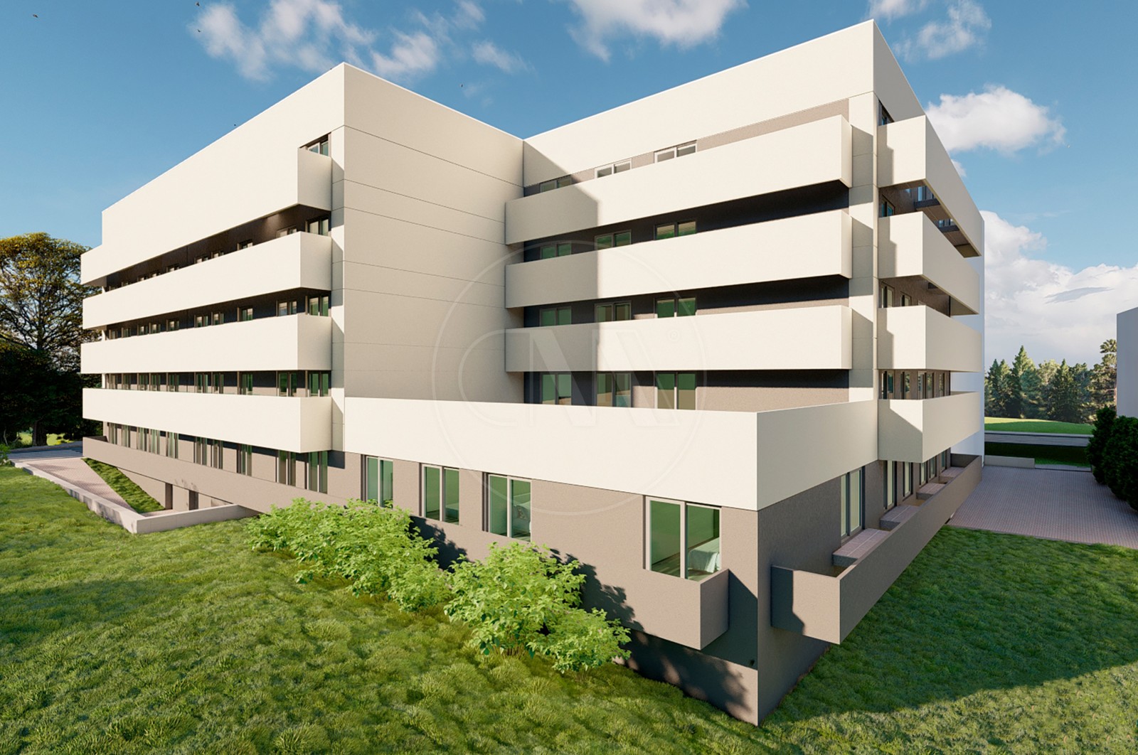 Apartamento T3 para Venda em Póvoa de Lanhoso (Nossa Senhora do Amparo), Póvoa de Lanhoso, Braga - Fachada (Imagem 1)