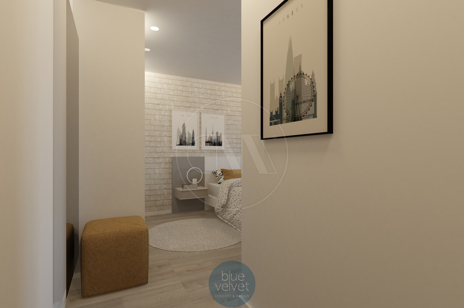 Apartamento T3 para Venda em Póvoa de Lanhoso (Nossa Senhora do Amparo), Póvoa de Lanhoso, Braga - Corredor (Imagem 1)