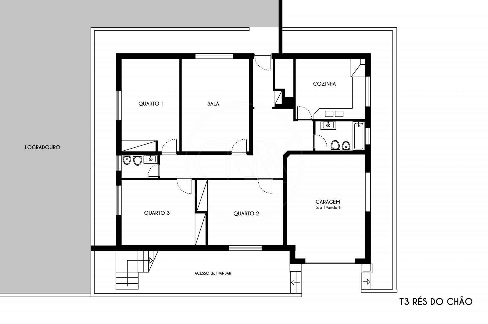 Moradia T6 para Venda em Sequeira, Braga, Braga - Planta (Imagem 2)