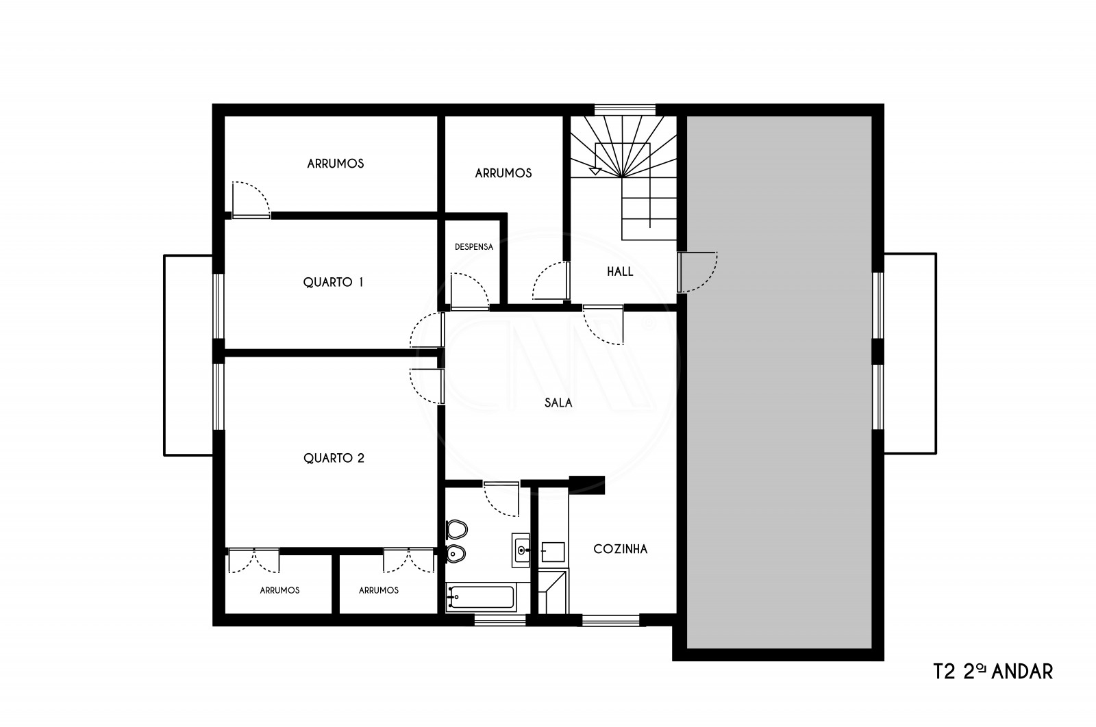 Moradia T6 para Venda em Sequeira, Braga, Braga - Planta (Imagem 5)