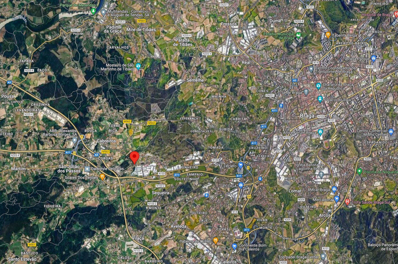 Moradia T6 para Venda em Sequeira, Braga, Braga - Área envolvente (Imagem 3)