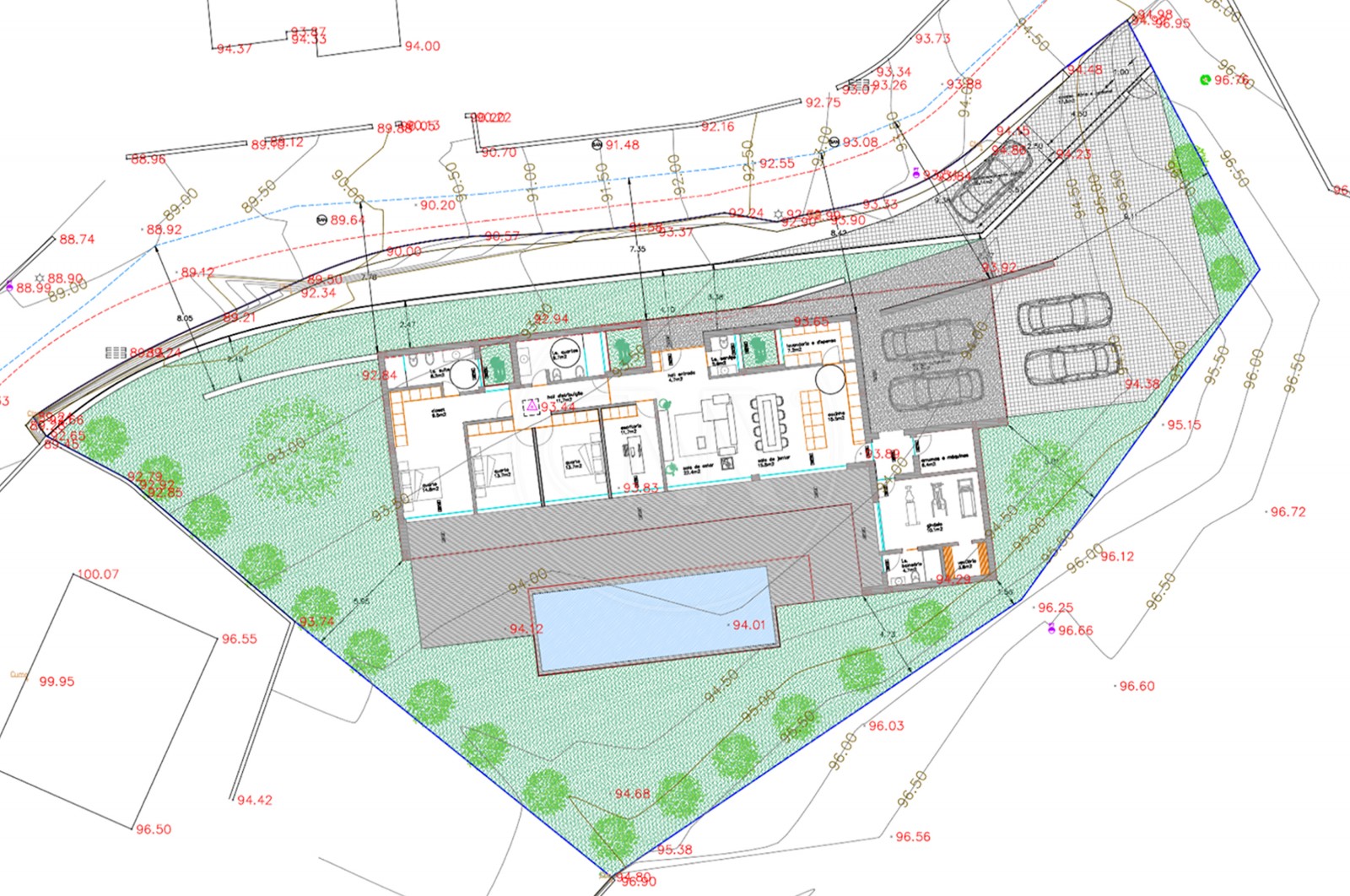 Moradia T4+1 para Venda em Nine, Vila Nova de Famalicão, Braga - Planta (Imagem 1)