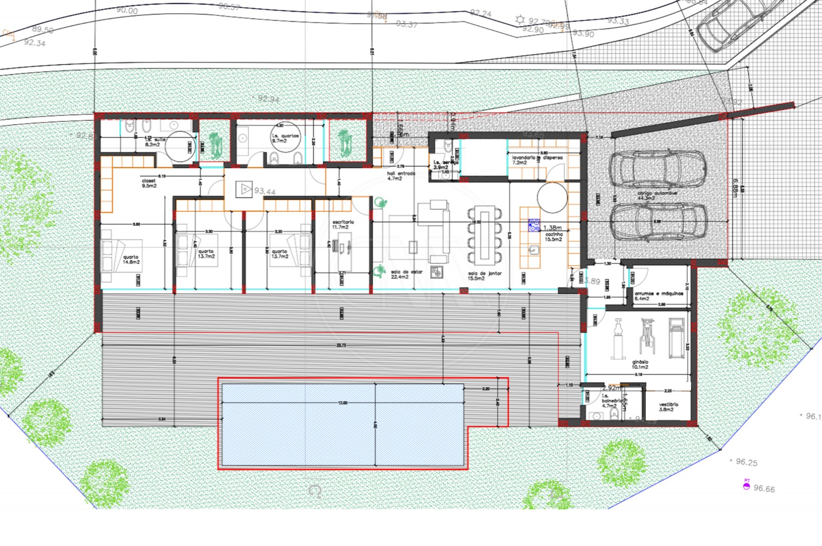 Moradia T4+1 para Venda em Nine, Vila Nova de Famalicão, Braga - Planta (Imagem 2)