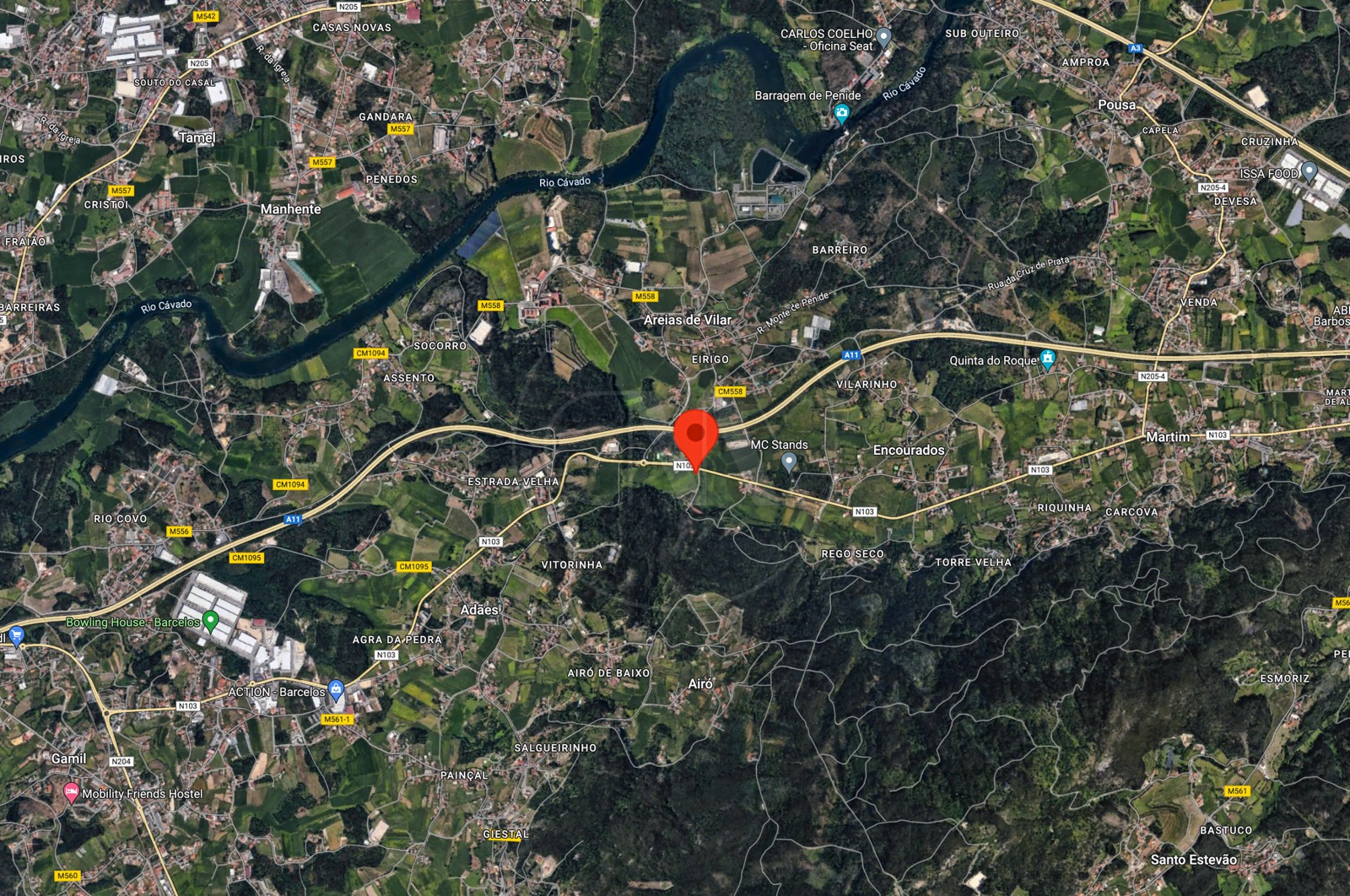 Land Rustic for For sale in Areias de Vilar e Encourados, Barcelos, Braga - Área envolvente (Imagem 7)