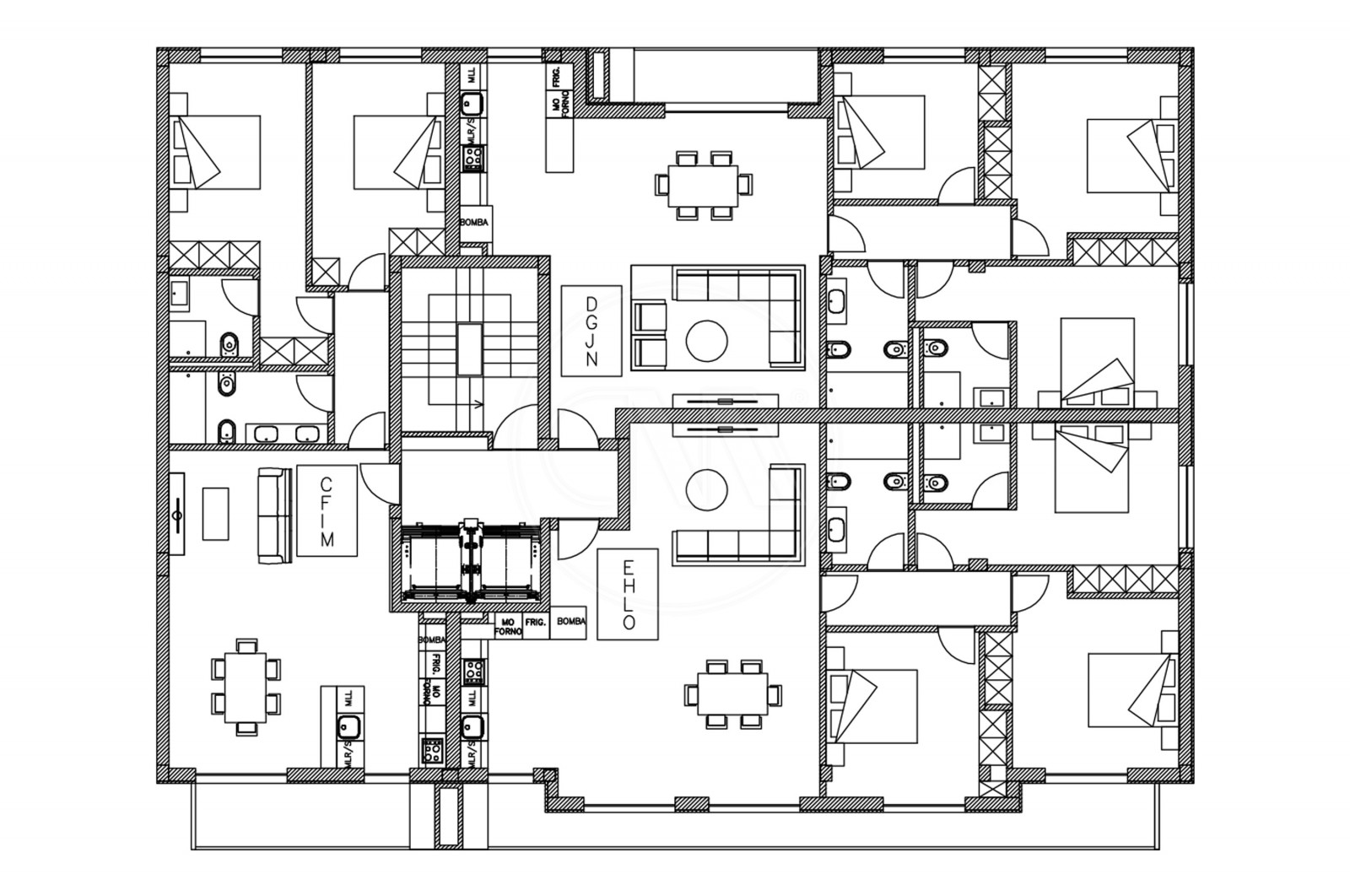 Apartamento T3 para Venda em Ferreiros e Gondizalves, Braga, Braga - Planta (Imagem 4)