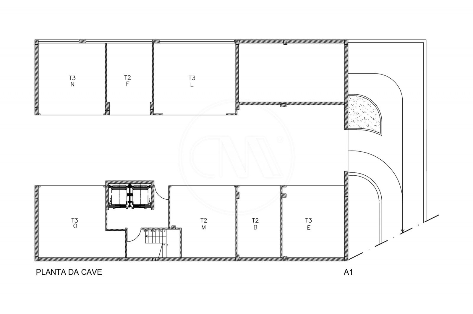 Apartamento T3 para Venda em Ferreiros e Gondizalves, Braga, Braga - Planta (Imagem 6)