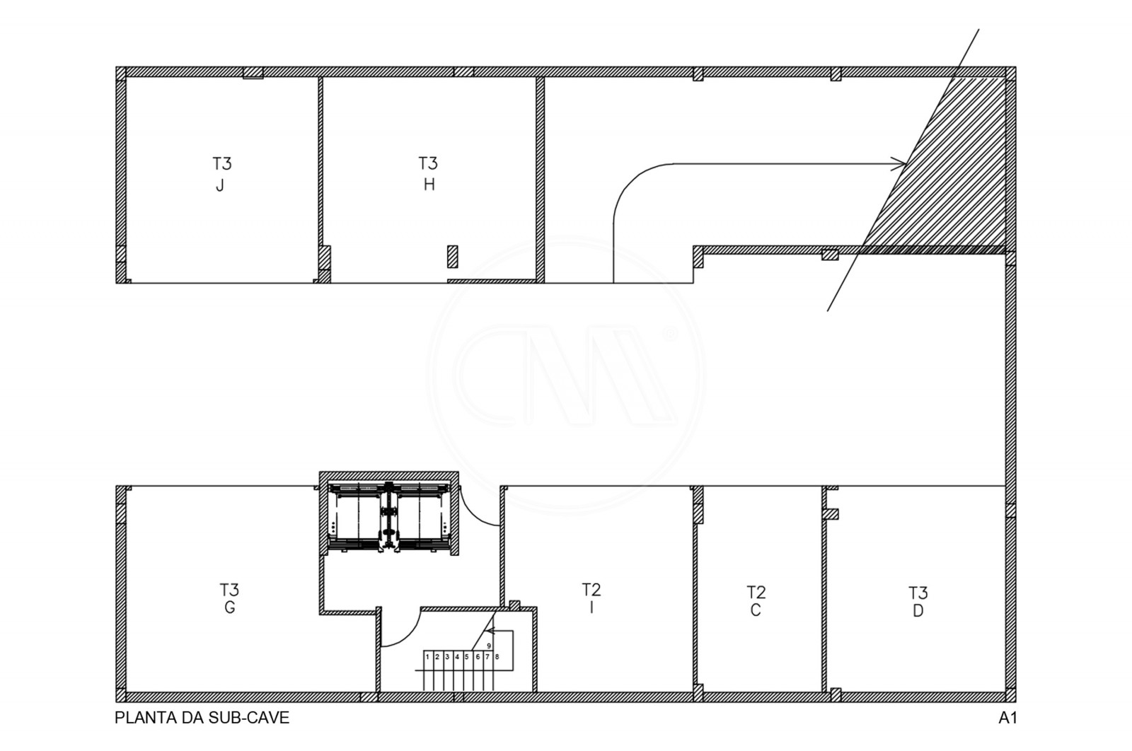 Apartamento T3 para Venda em Ferreiros e Gondizalves, Braga, Braga - Planta (Imagem 7)