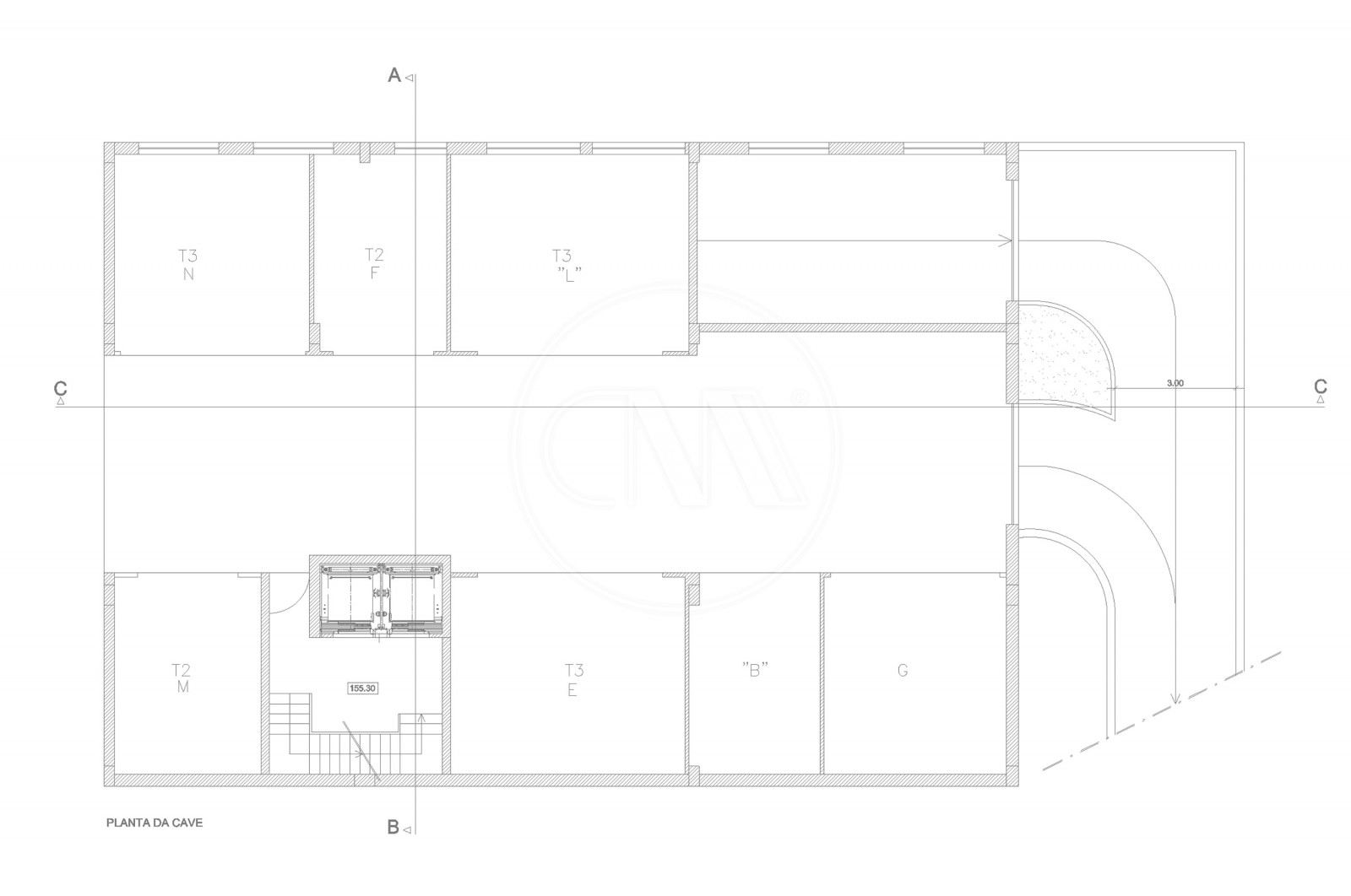 Apartamento T3 para Venda em Ferreiros e Gondizalves, Braga, Braga - Planta (Imagem 8)