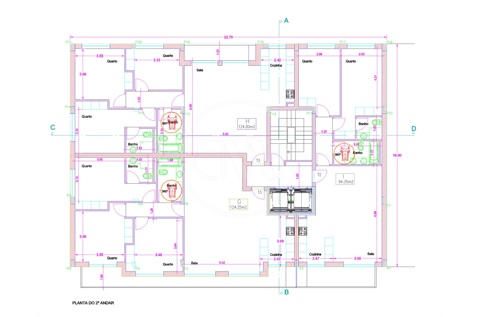 Apartamento T3 para Venda em Ferreiros e Gondizalves, Braga, Braga - Planta (Imagem 5)