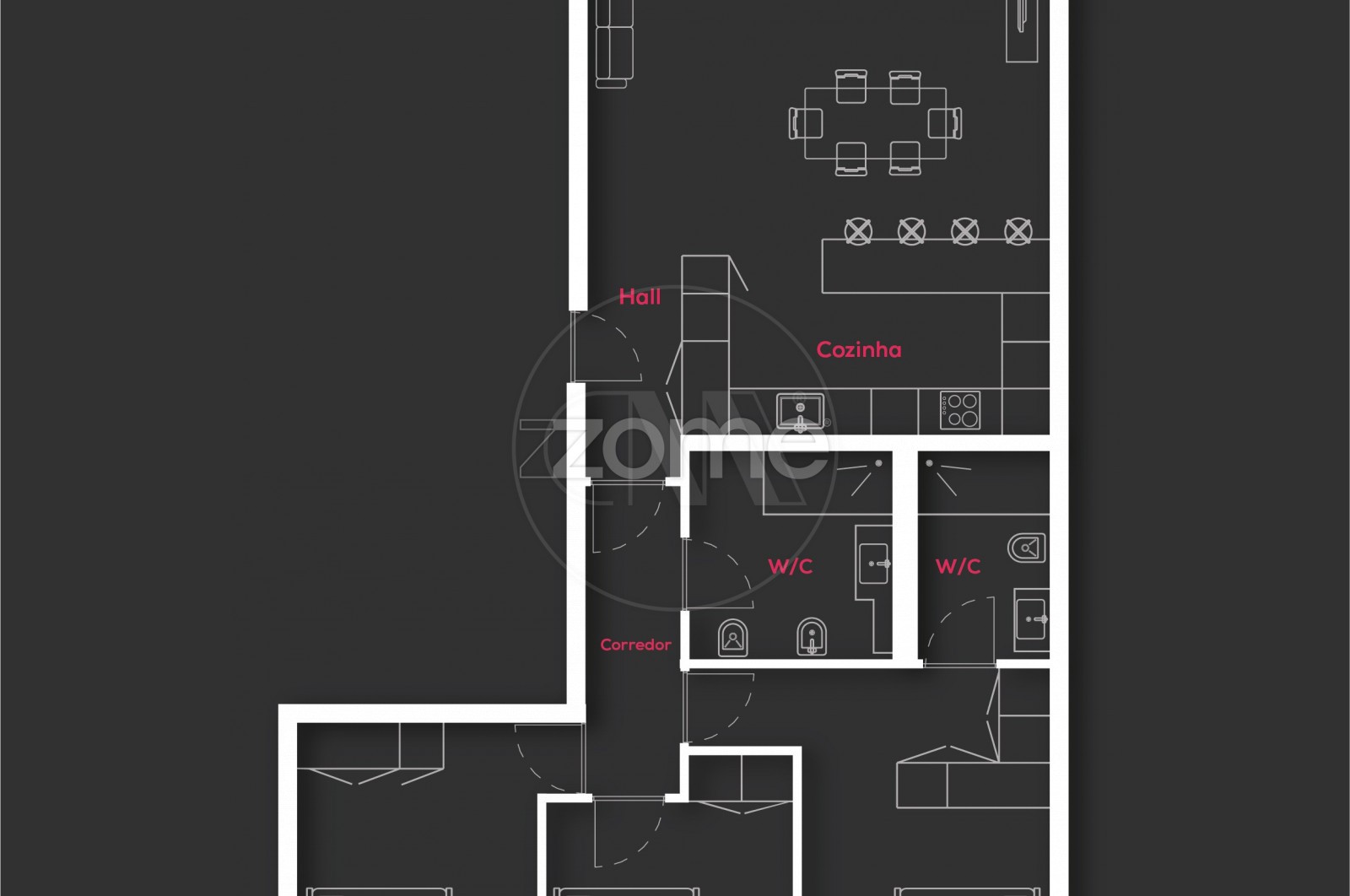 Apartamento T3 para Venda em Ferreiros e Gondizalves, Braga, Braga - Áreas comuns (Imagem 10)