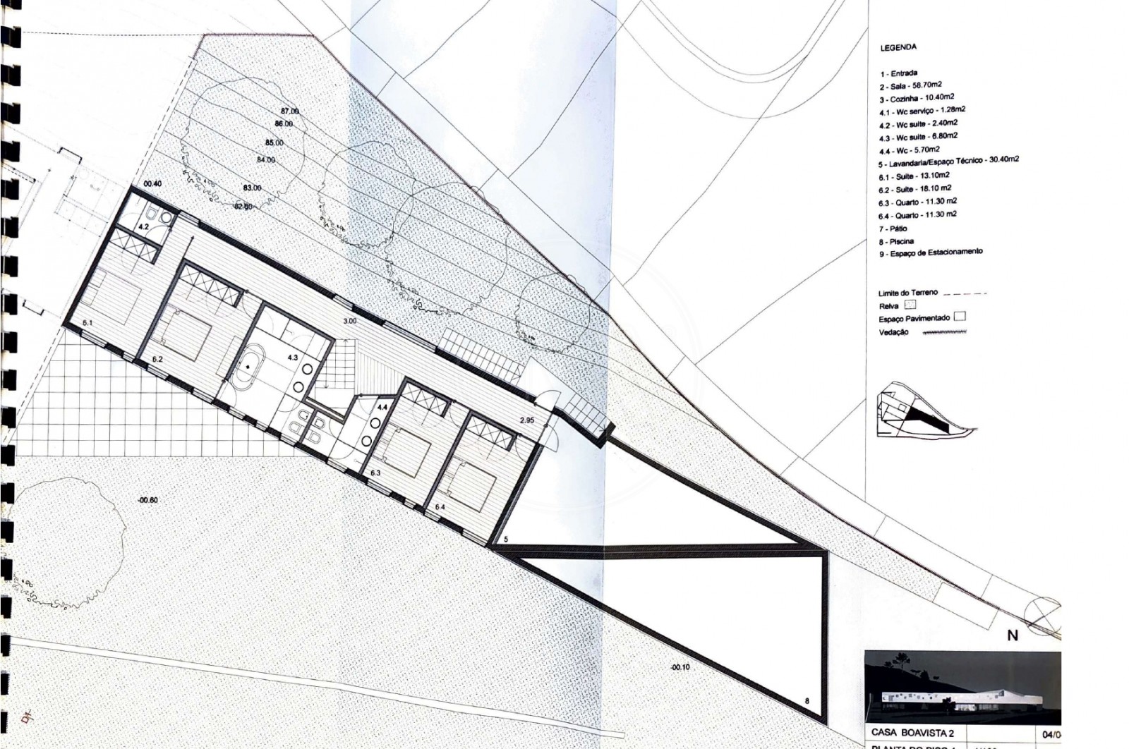 Moradia T4 para Venda em Moledo e Cristelo, Caminha, Viana do Castelo - Planta (Imagem 4)