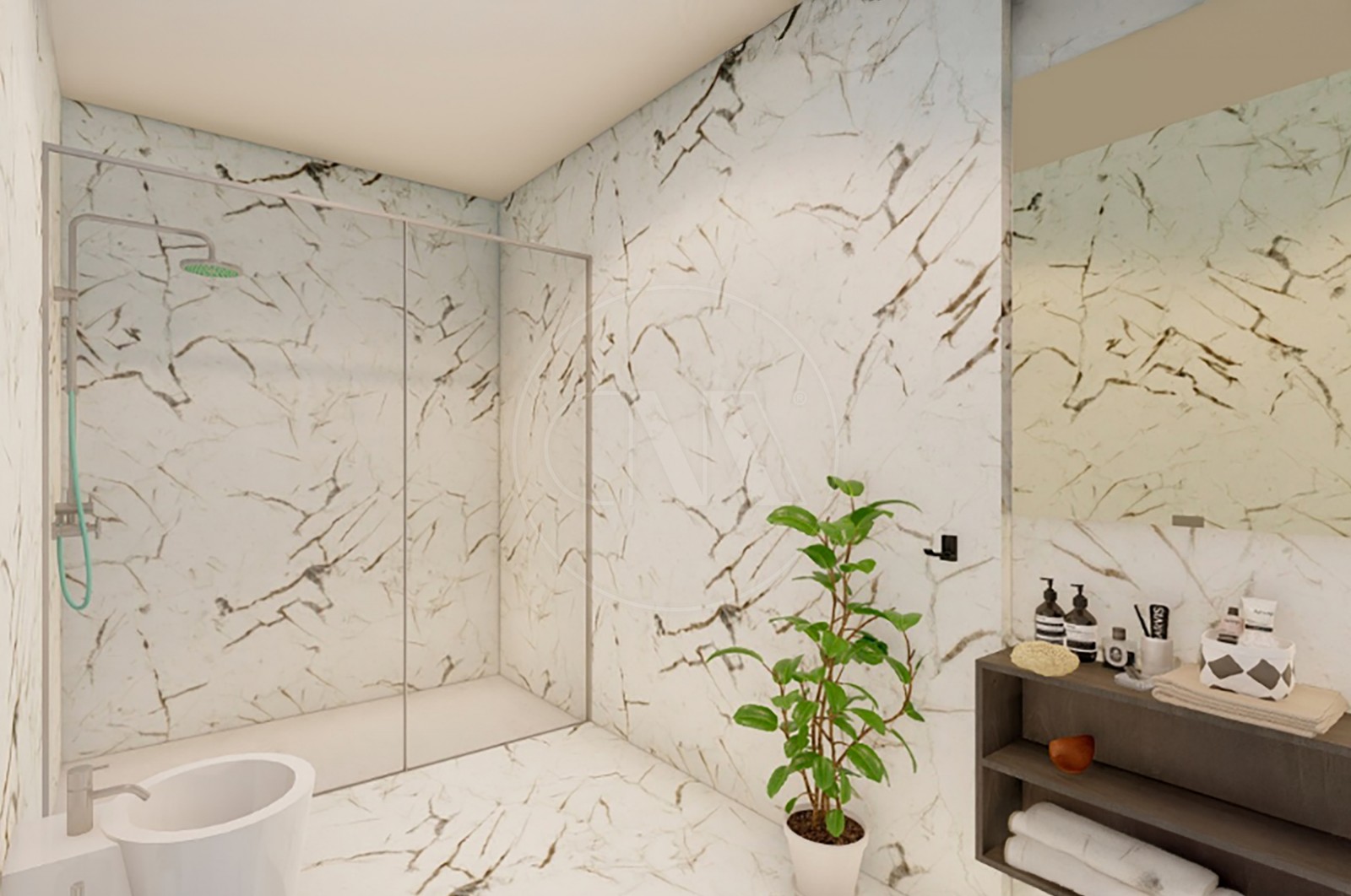 Moradia T3 para Venda em Póvoa de Lanhoso (Nossa Senhora do Amparo), Póvoa de Lanhoso, Braga - Casa de banho (Imagem 1)