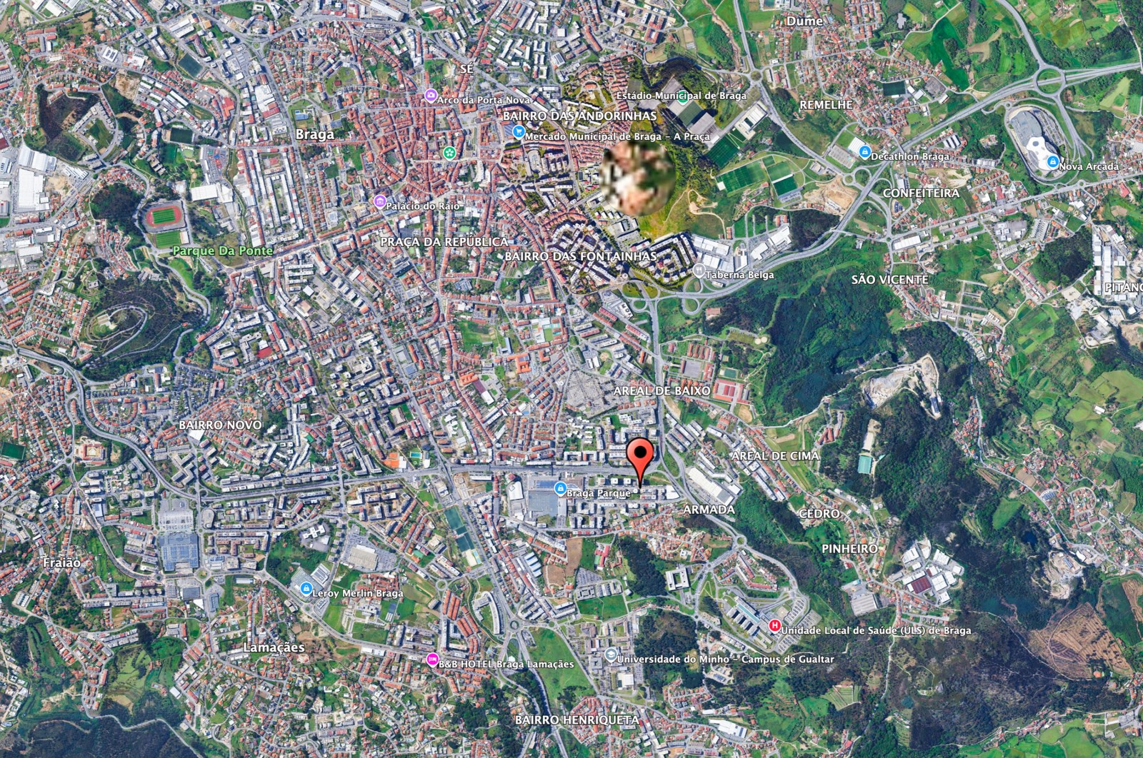 Apartamento T4 para Venda em Braga (São Vítor), Braga, Braga - Área envolvente (Imagem 1)