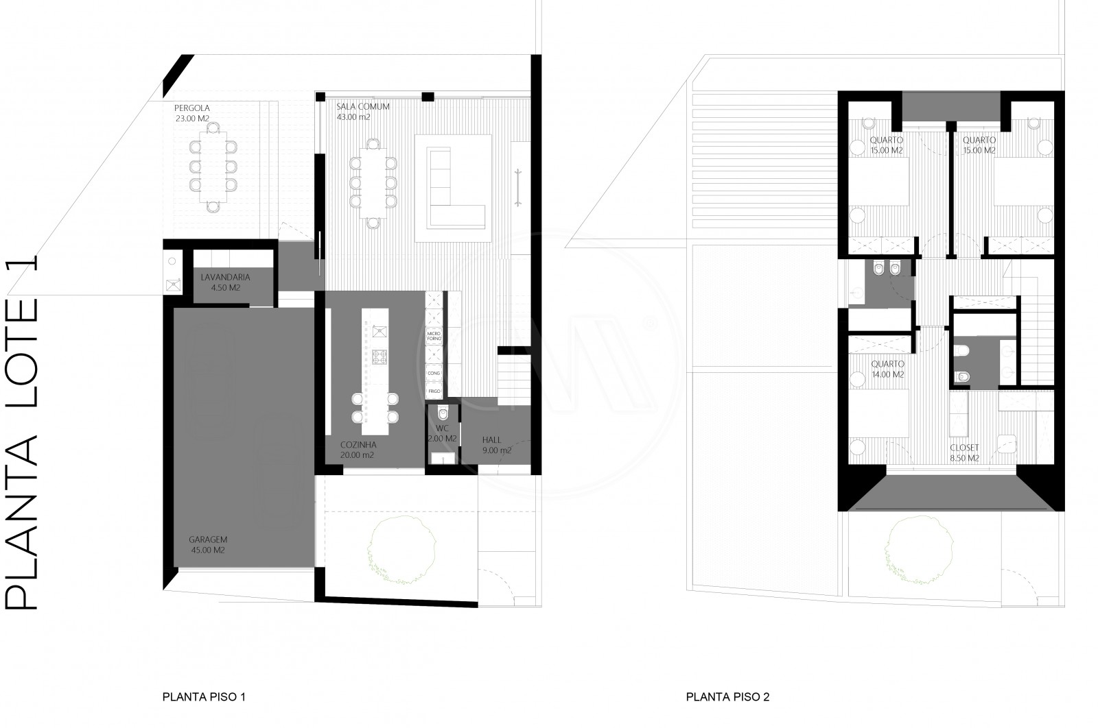 Moradia T3 para Venda em Cabreiros e Passos (São Julião), Braga, Braga - Planta (Imagem 2)