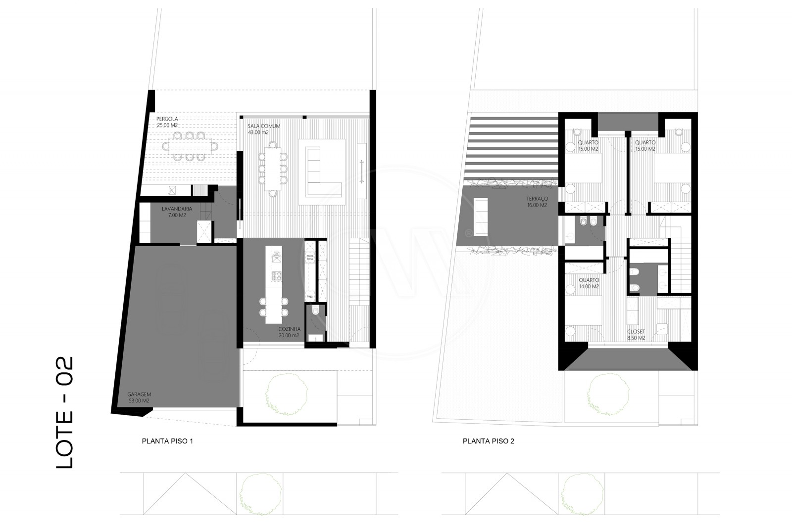 Moradia T3 para Venda em Cabreiros e Passos (São Julião), Braga, Braga - Planta (Imagem 2)