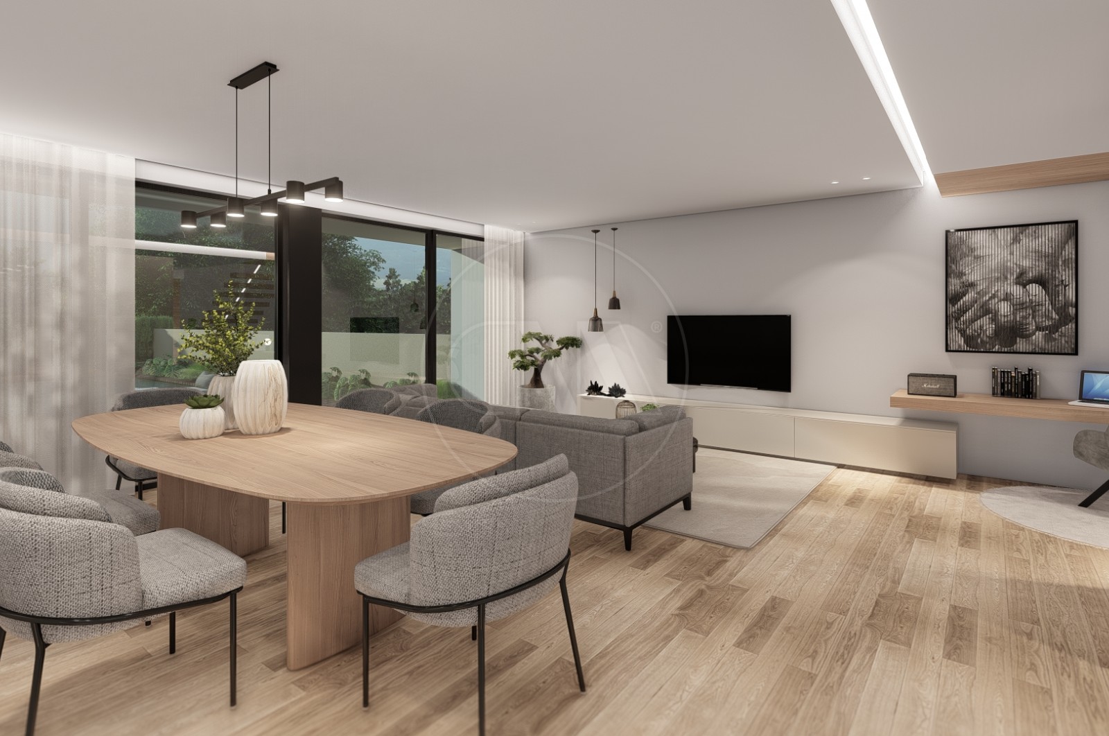 Moradia T3 para Venda em Cabreiros e Passos (São Julião), Braga, Braga - Sala (Imagem 4)