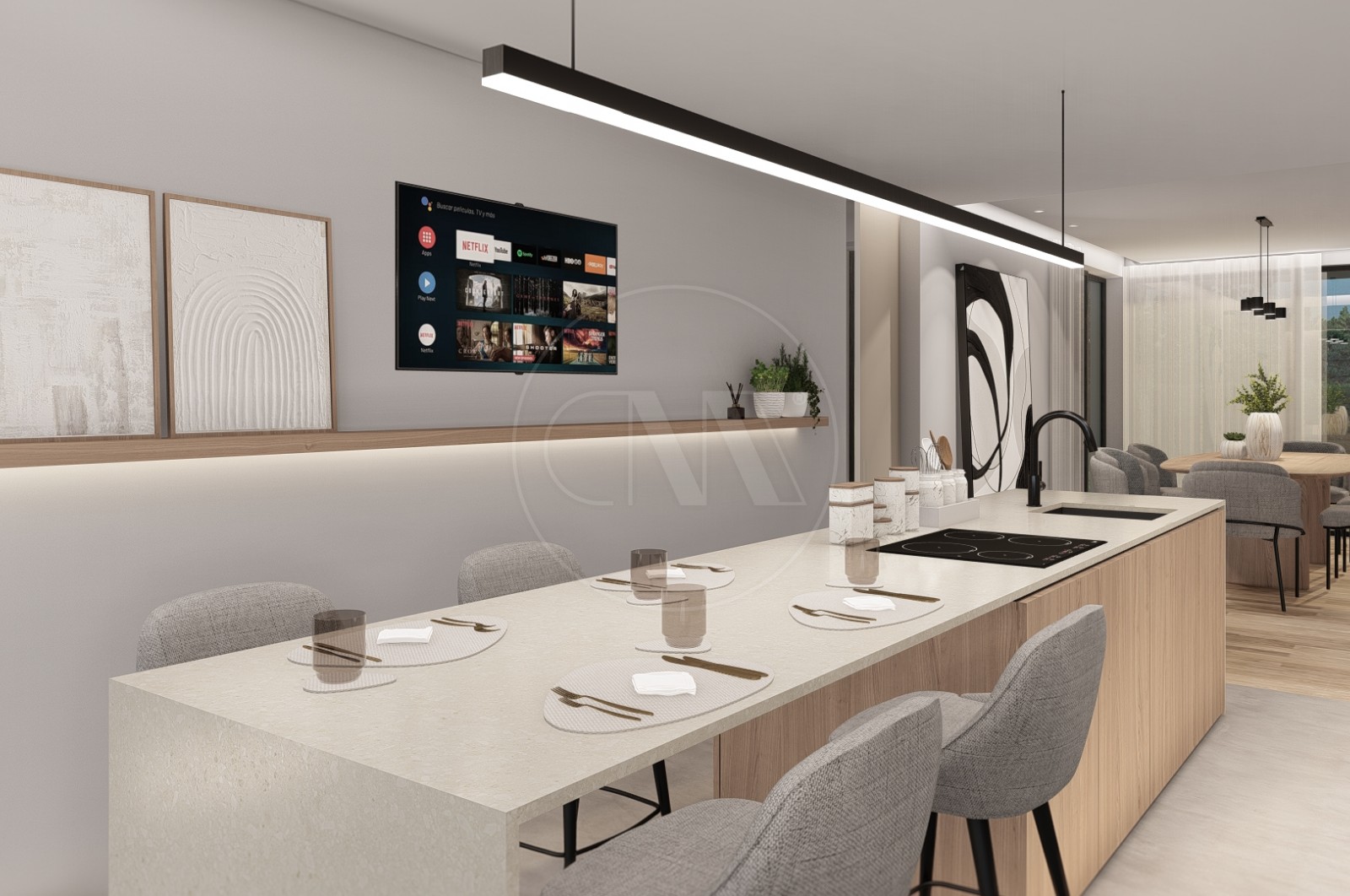 Moradia T4 para Venda em Cabreiros e Passos (São Julião), Braga, Braga - Cozinha (Imagem 3)