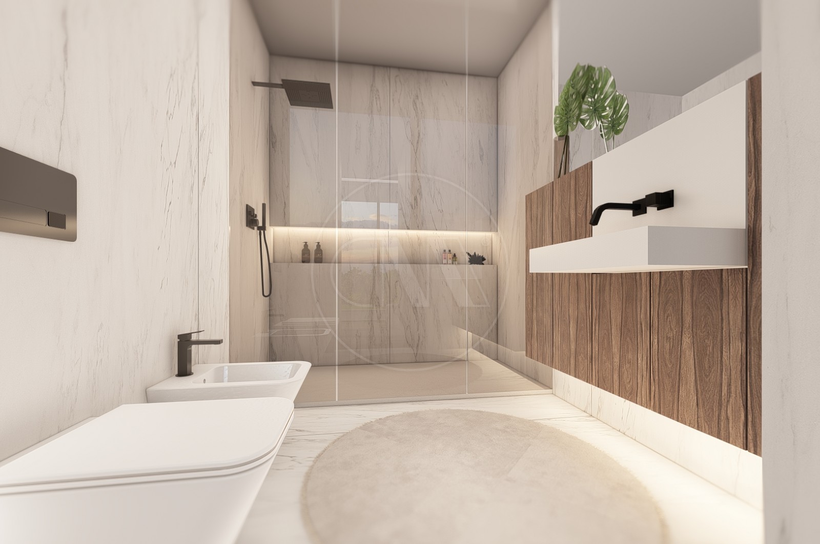 Moradia T4 para Venda em Cabreiros e Passos (São Julião), Braga, Braga - Casa de banho (Imagem 7)