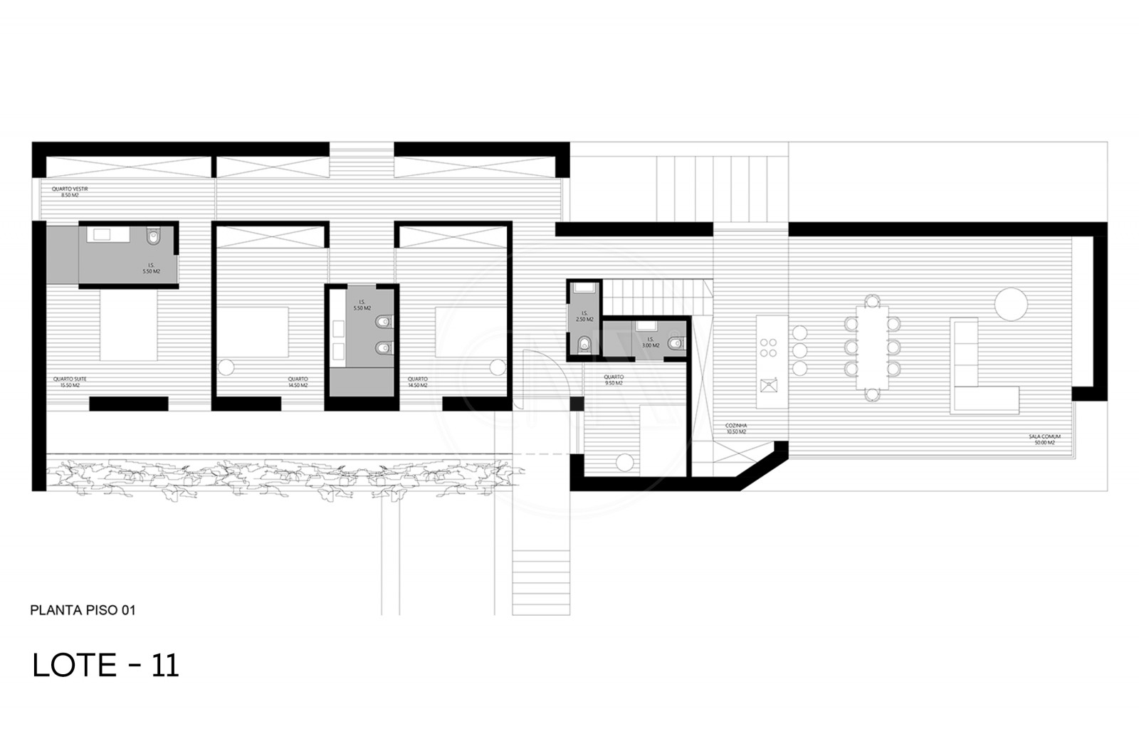 Moradia T4 para Venda em Cabreiros e Passos (São Julião), Braga, Braga - Planta (Imagem 3)