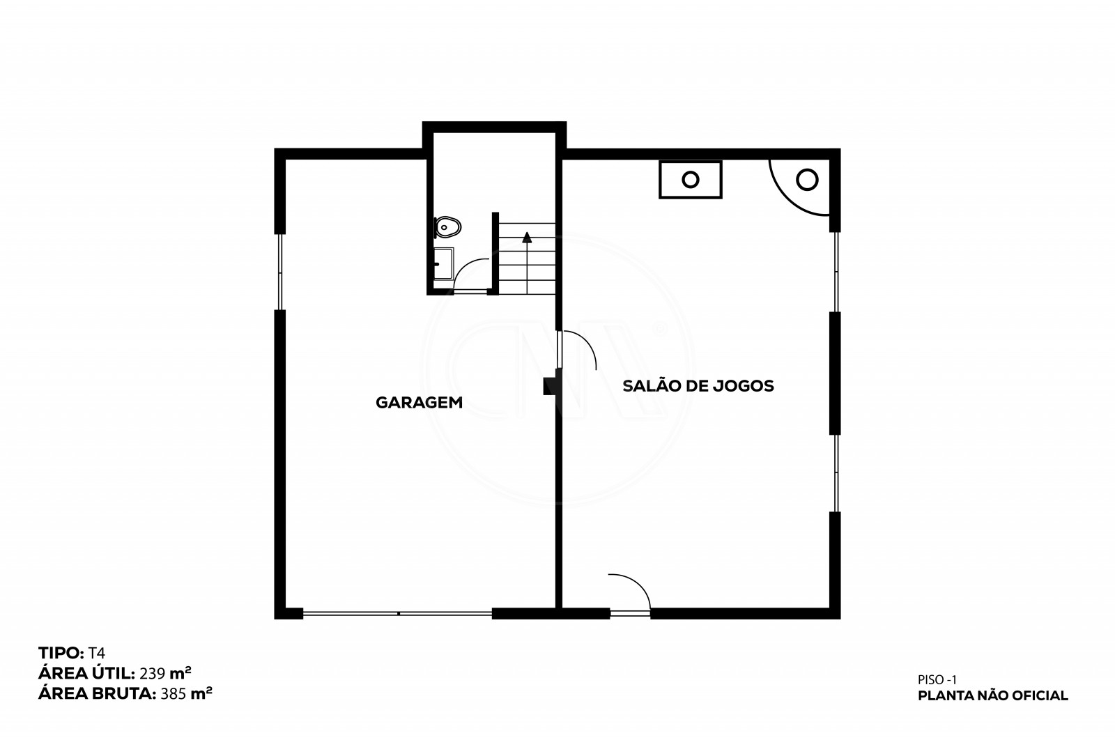 Moradia T5 para Venda em Merelim (São Pedro) e Frossos, Braga, Braga - Planta (Imagem 3)