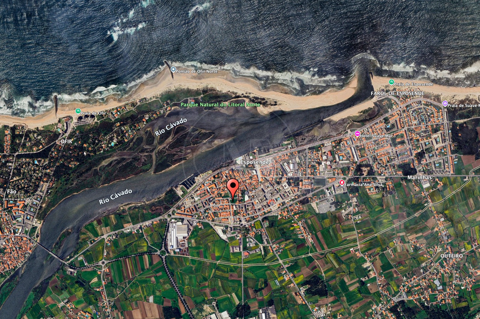 Apartamento T2 para Venda em Esposende, Marinhas e Gandra, Esposende, Braga - Área envolvente (Imagem 2)