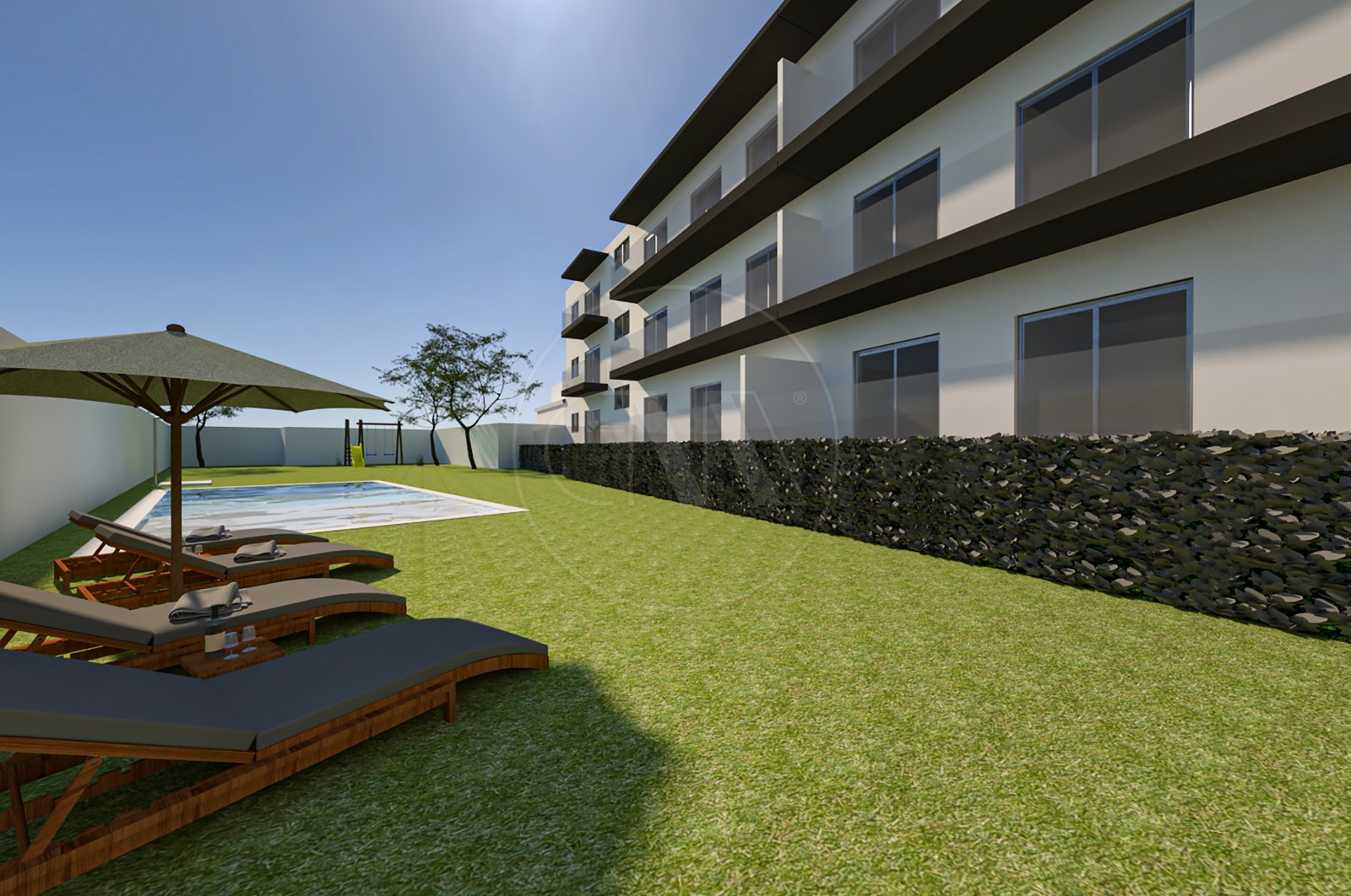 Apartamento T3 para Venda em Esposende, Marinhas e Gandra, Esposende, Braga - Piscina (Imagem 2)