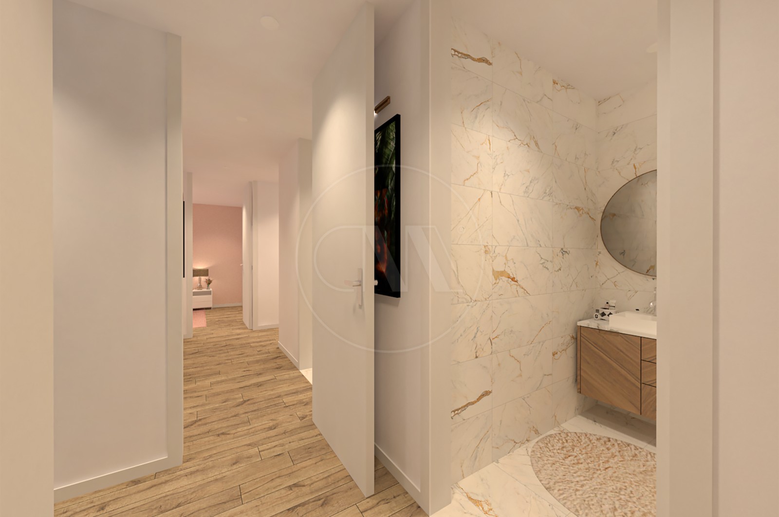 Apartamento T0 para Venda em Esposende, Marinhas e Gandra, Esposende, Braga - Casa de banho (Imagem 4)