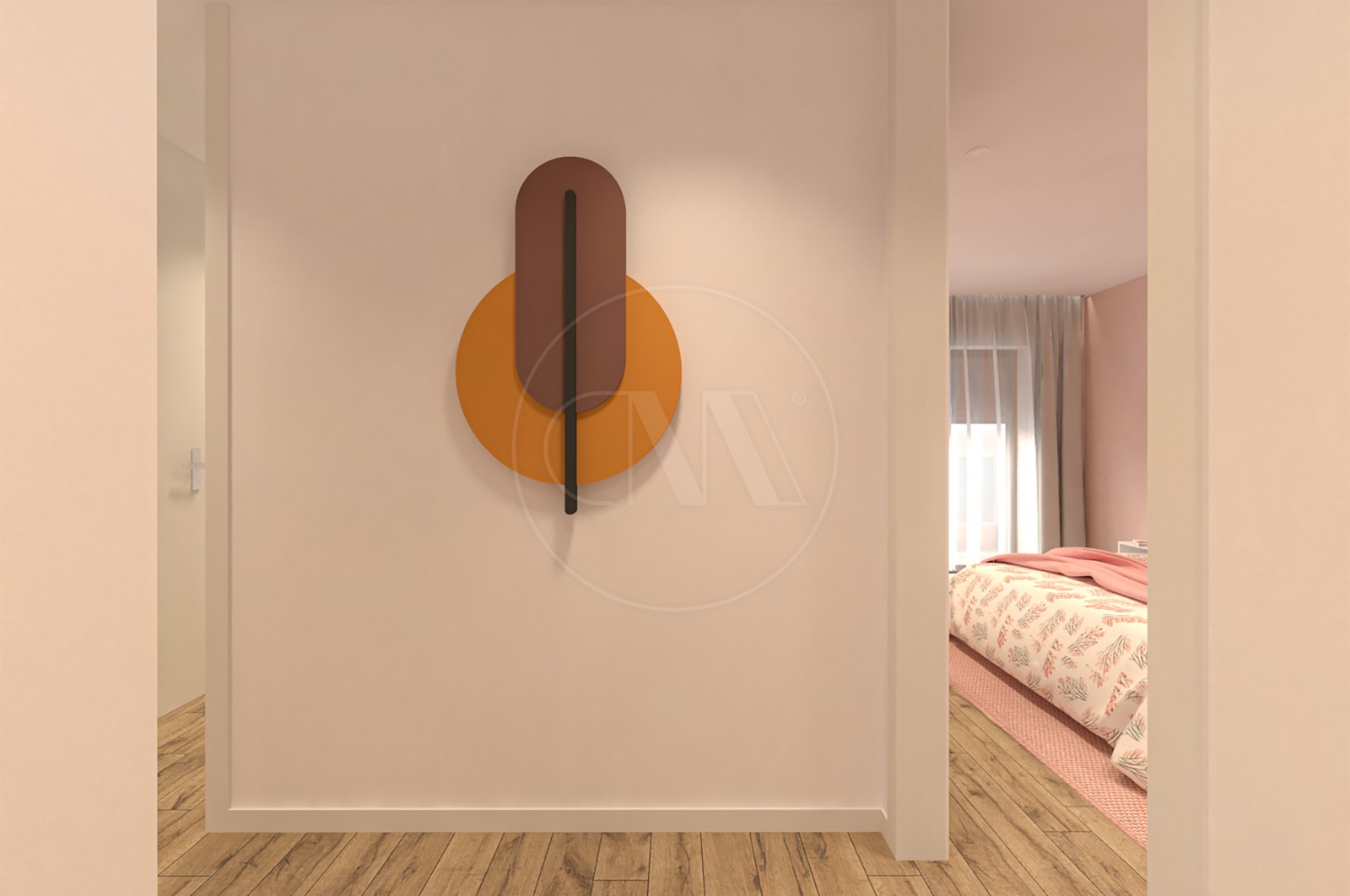 Apartamento T1 para Venda em Esposende, Marinhas e Gandra, Esposende, Braga - Corredor (Imagem 2)