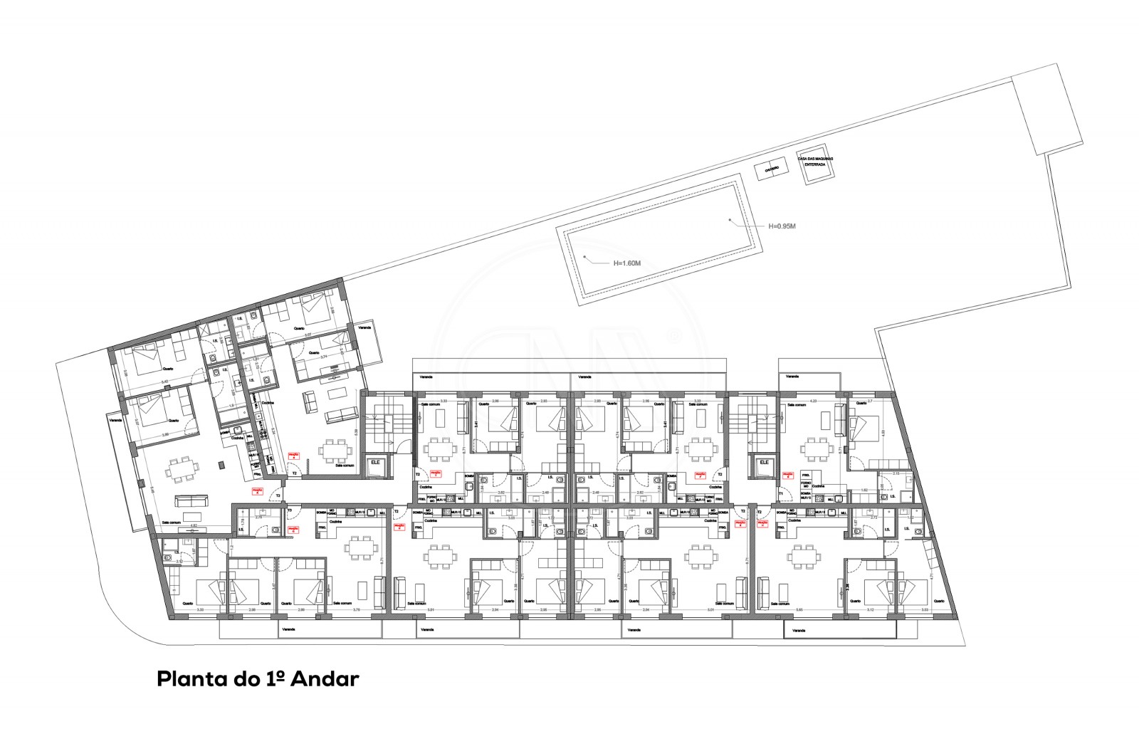 Apartment T2 for For sale in Esposende, Marinhas e Gandra, Esposende, Braga - Planta (Imagem 5)