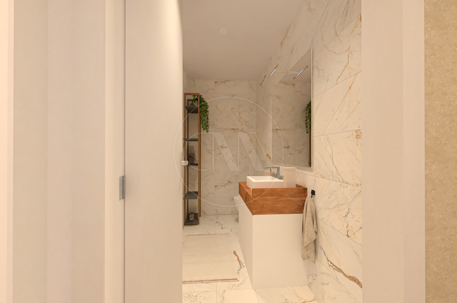 Apartamento T2 para Venda em Esposende, Marinhas e Gandra, Esposende, Braga - Casa de banho (Imagem 2)